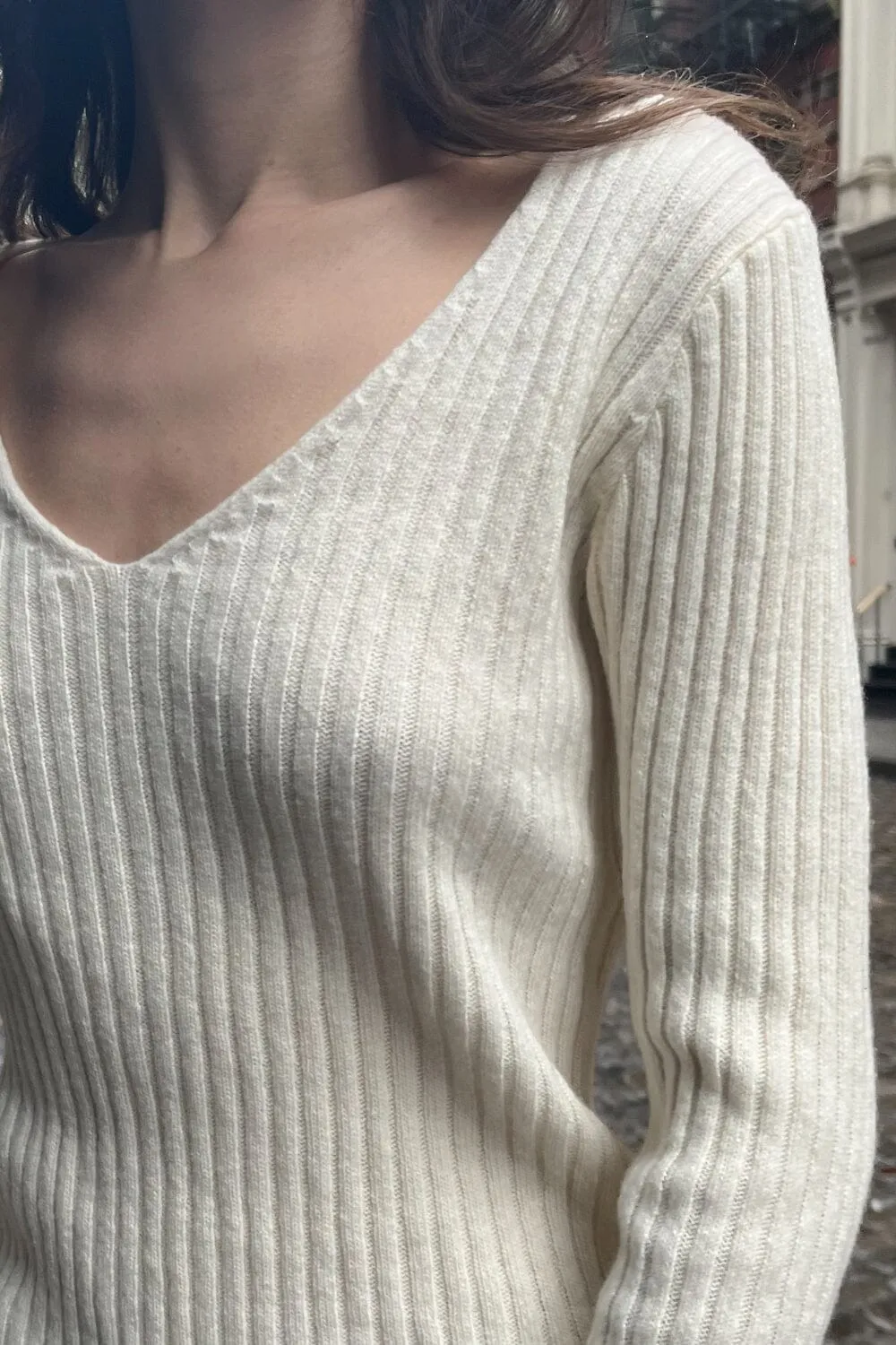 Grace Wool V-Neck Sweater