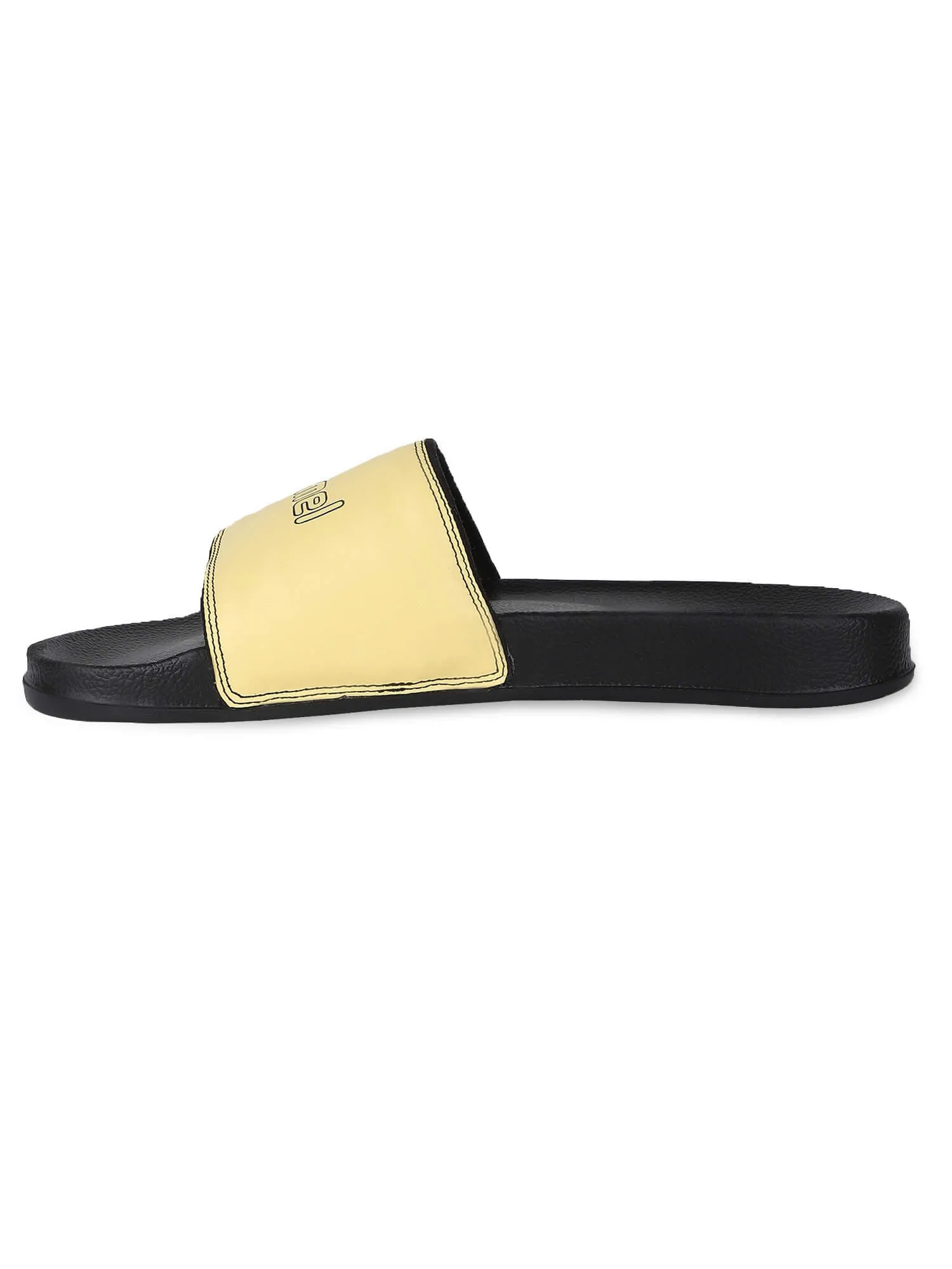 Groove Men Yellow Slides