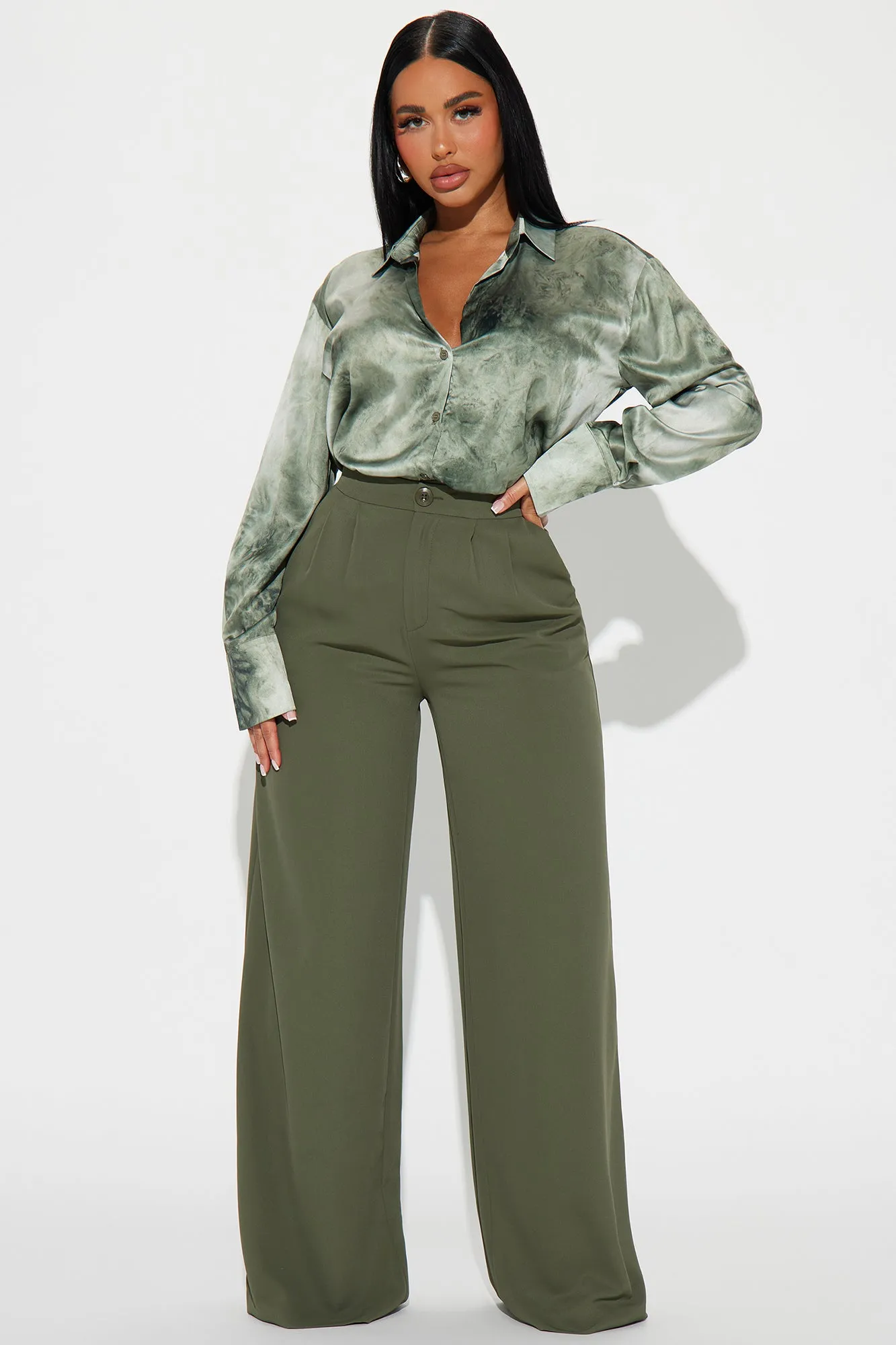 Happy Hour Shirt - Olive