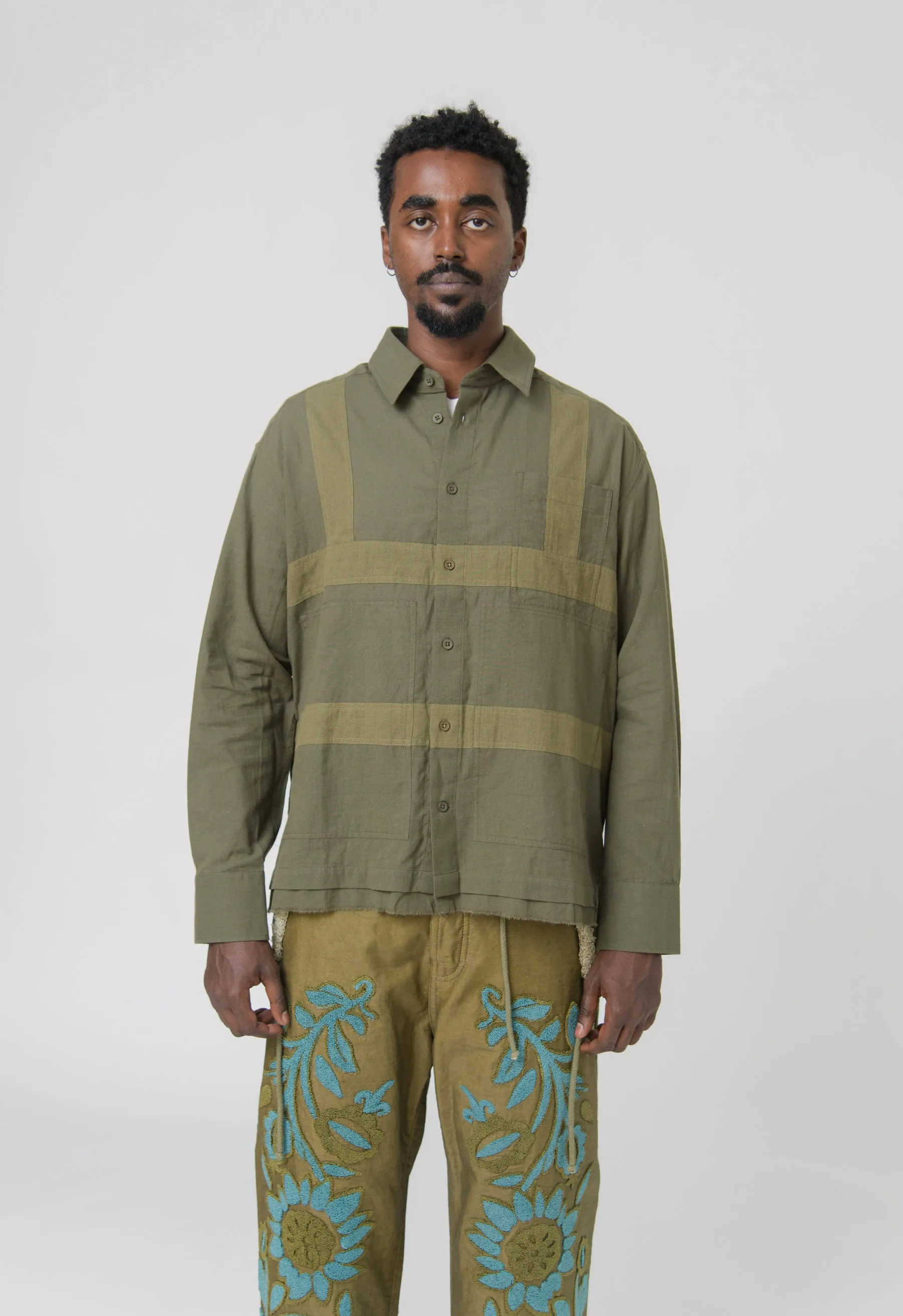 Harness Shirt Olive/Light Olive