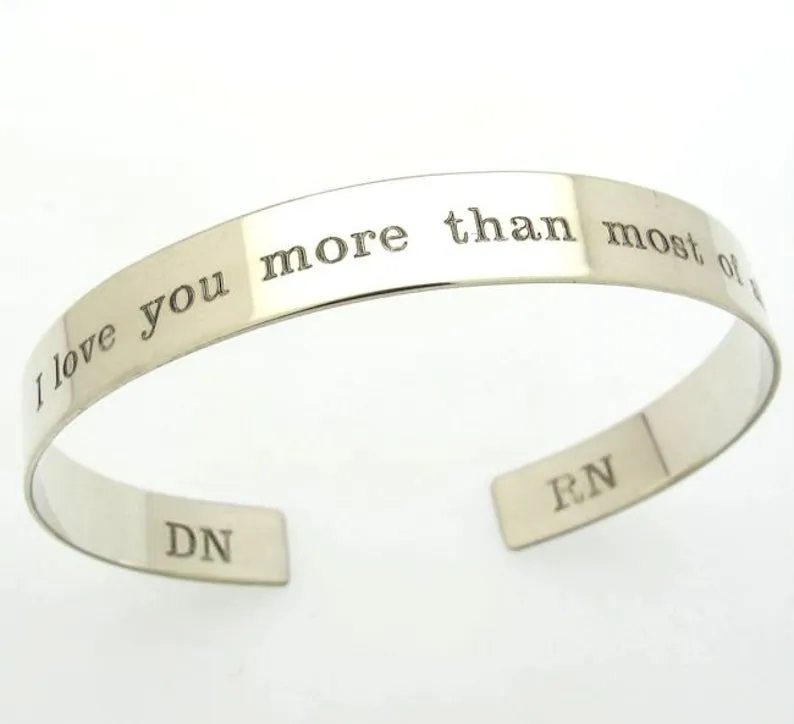 Kids Name Cuff Bracelet for Men