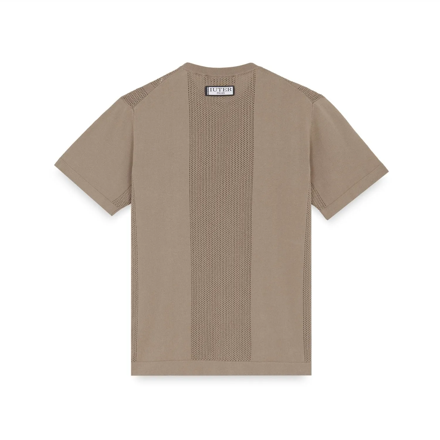 KNIT TEE BROWN