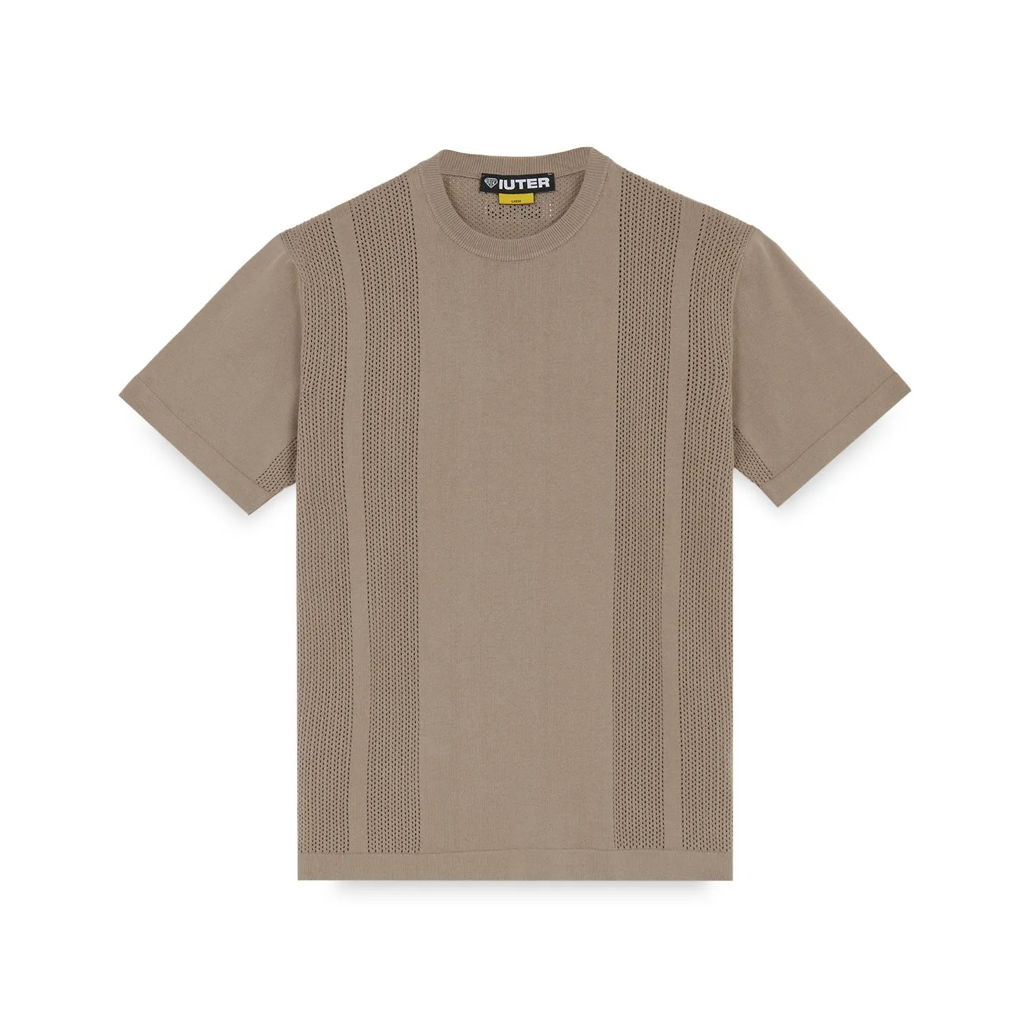 KNIT TEE BROWN