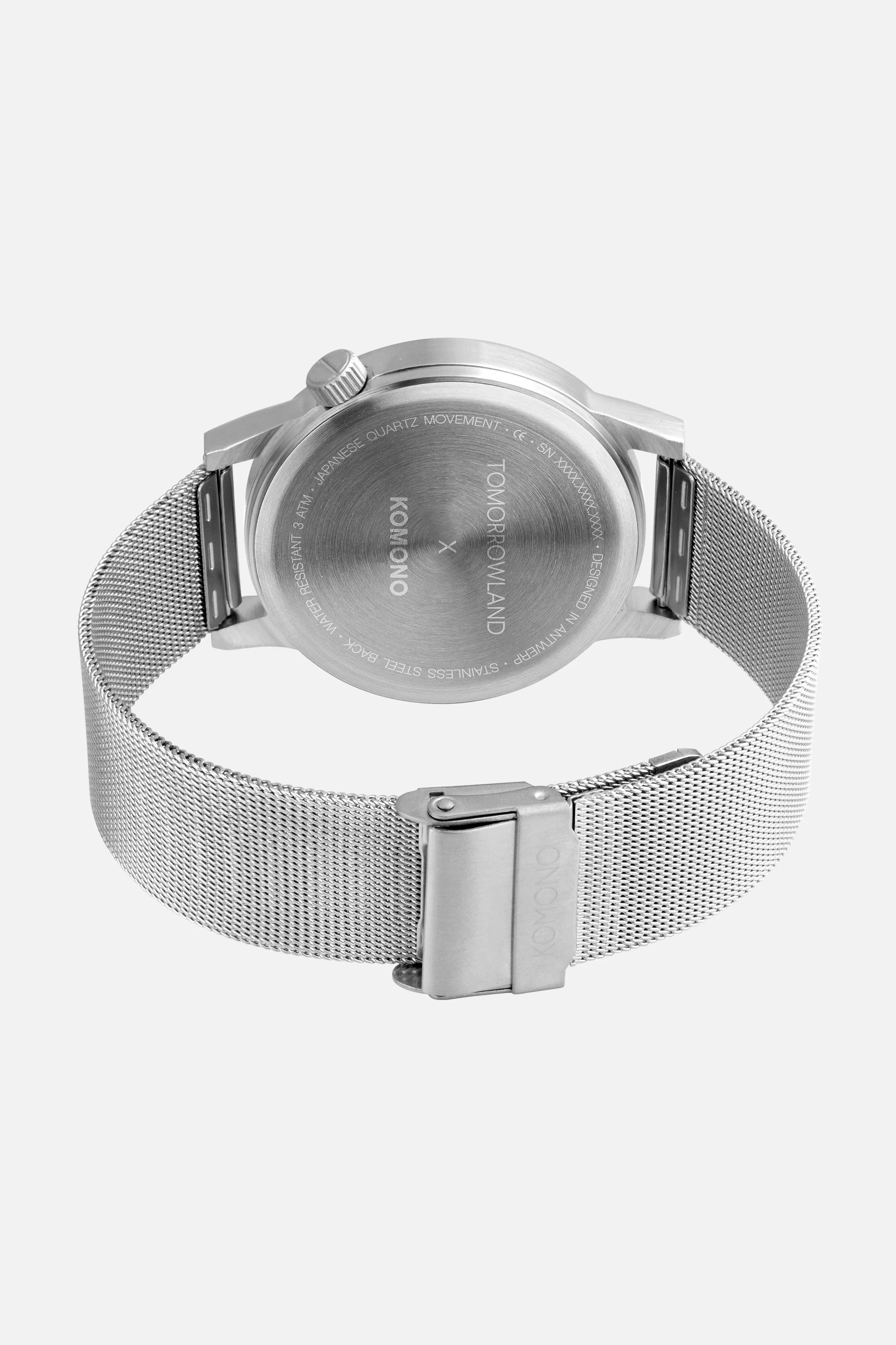 KOMONO WATCH MEN SILVER WINSTON