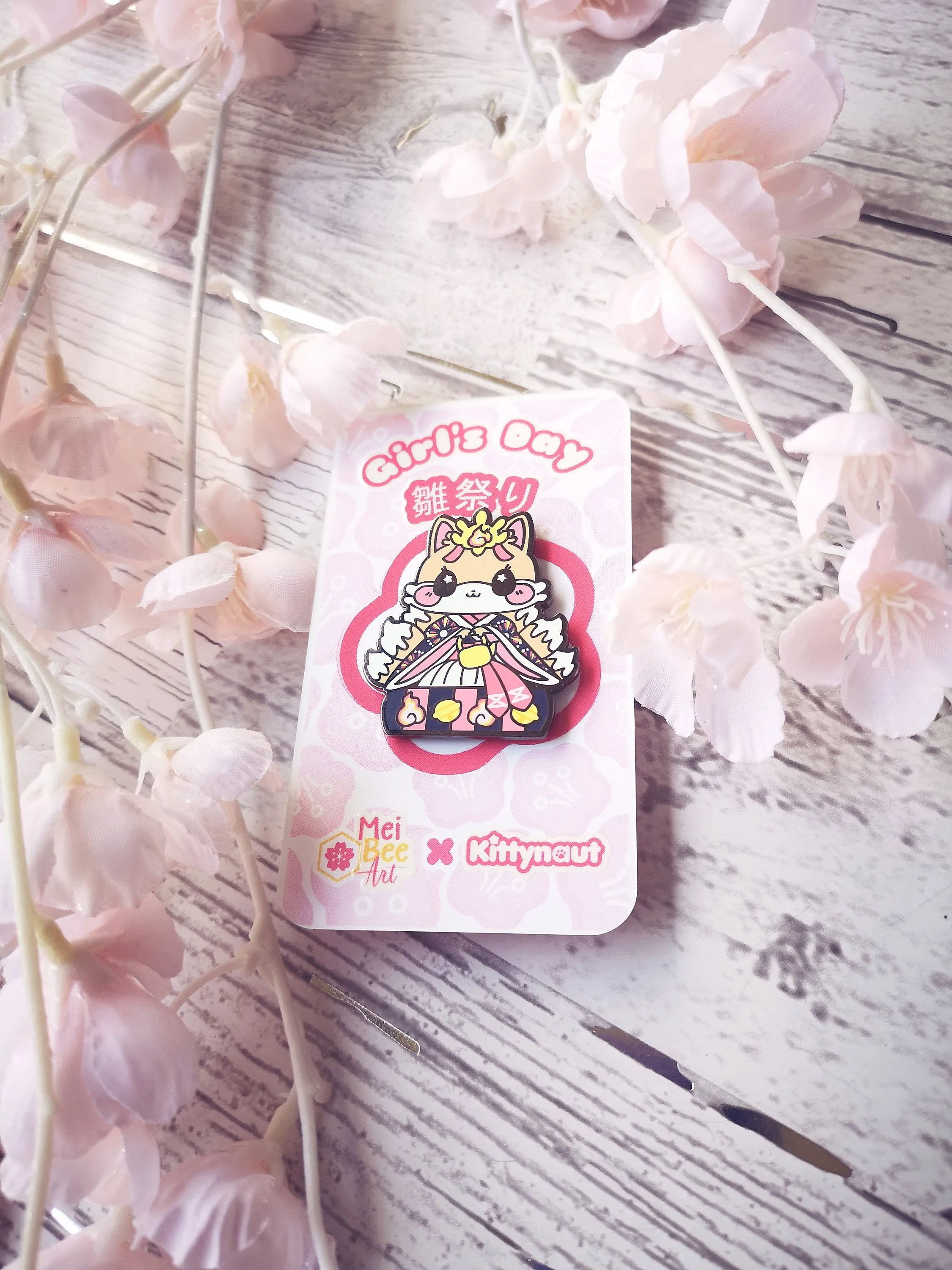 Lady Kitsune: Girl's Day Animal Enamel Pins