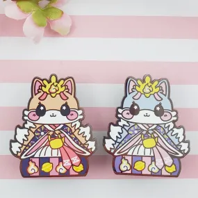 Lady Kitsune: Girl's Day Animal Enamel Pins