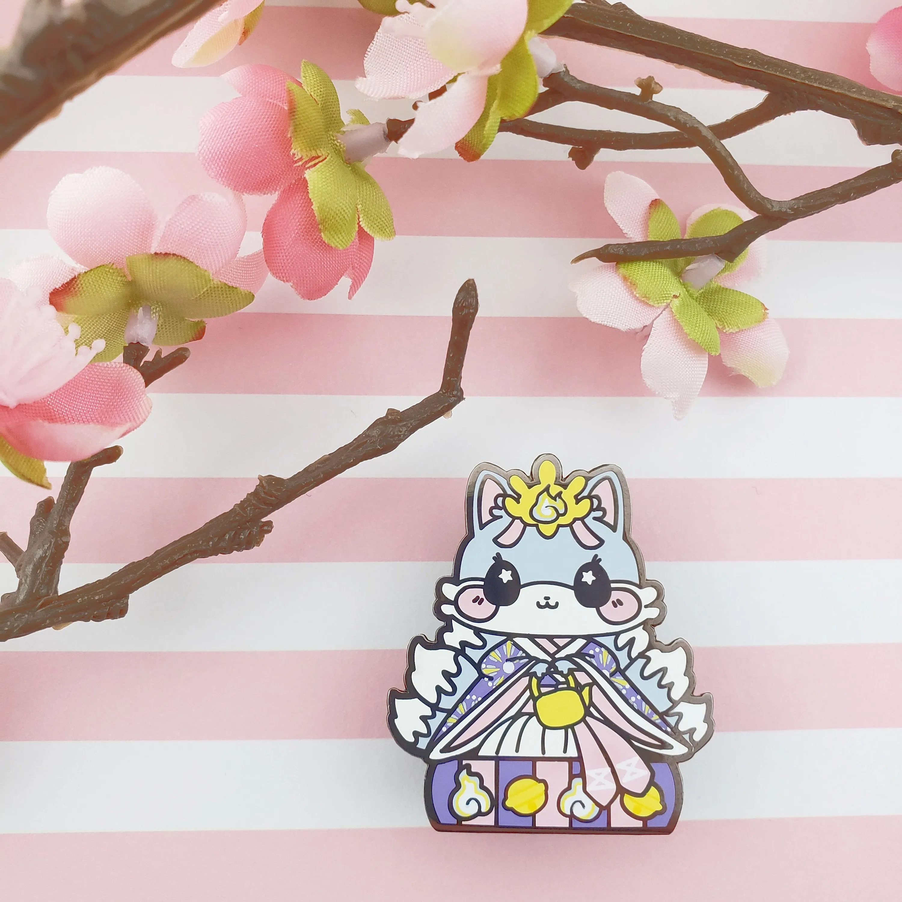 Lady Kitsune: Girl's Day Animal Enamel Pins