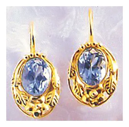 Lady Windermere Topaz Earrings