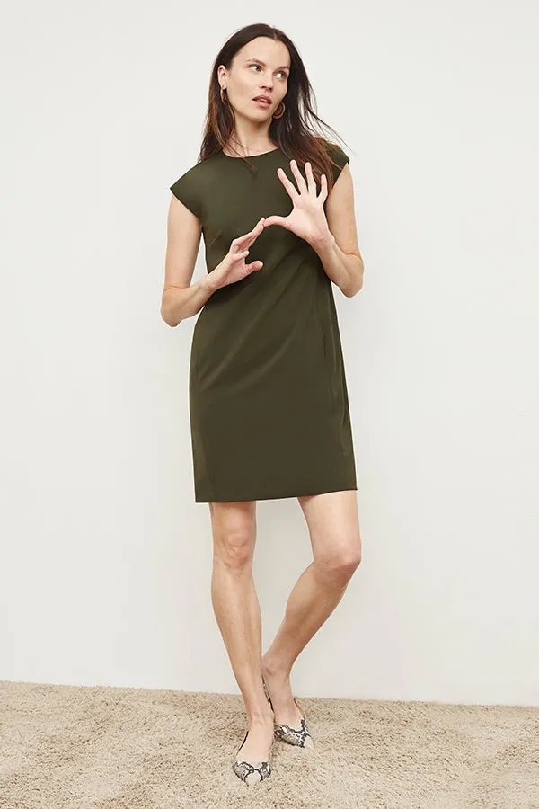 Maaza Dress - OrigamiTech :: Olive