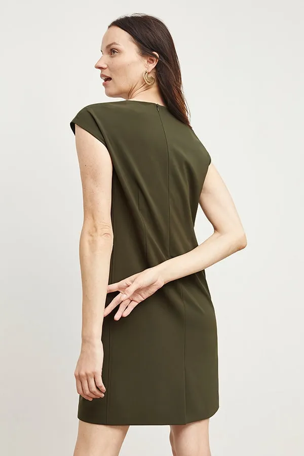 Maaza Dress - OrigamiTech :: Olive