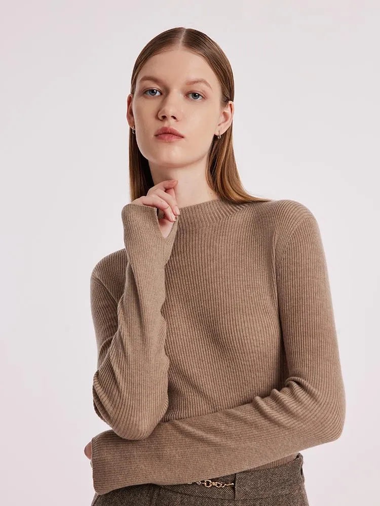 Machine Washable Wool Seamless Sweater