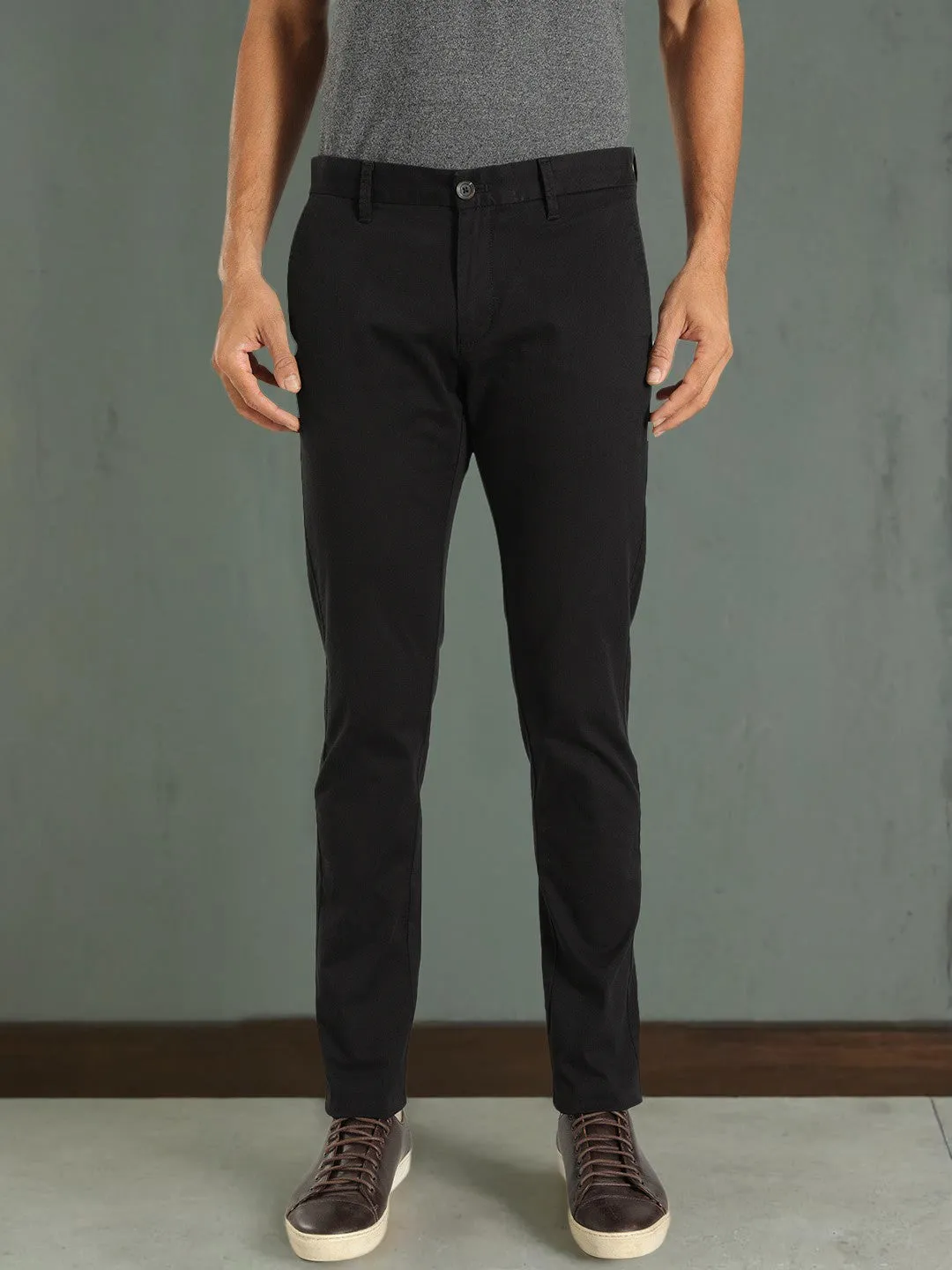 Men Brooklyn Fit Cotton Stretch Trouser