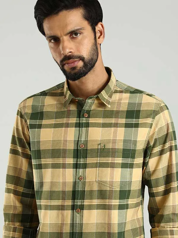 Men Checked Full Sleeve Cotton Shirt