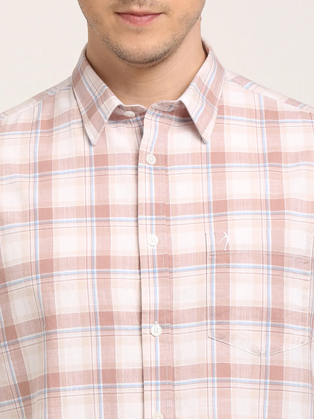 Men Checked Full Sleeve Cotton Shirt