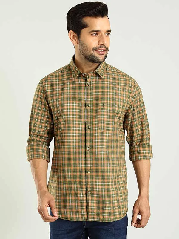 Men Checked Full Sleeve Cotton Shirt