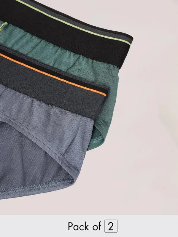 Men Colorblock Briefs with ELASTO LITE