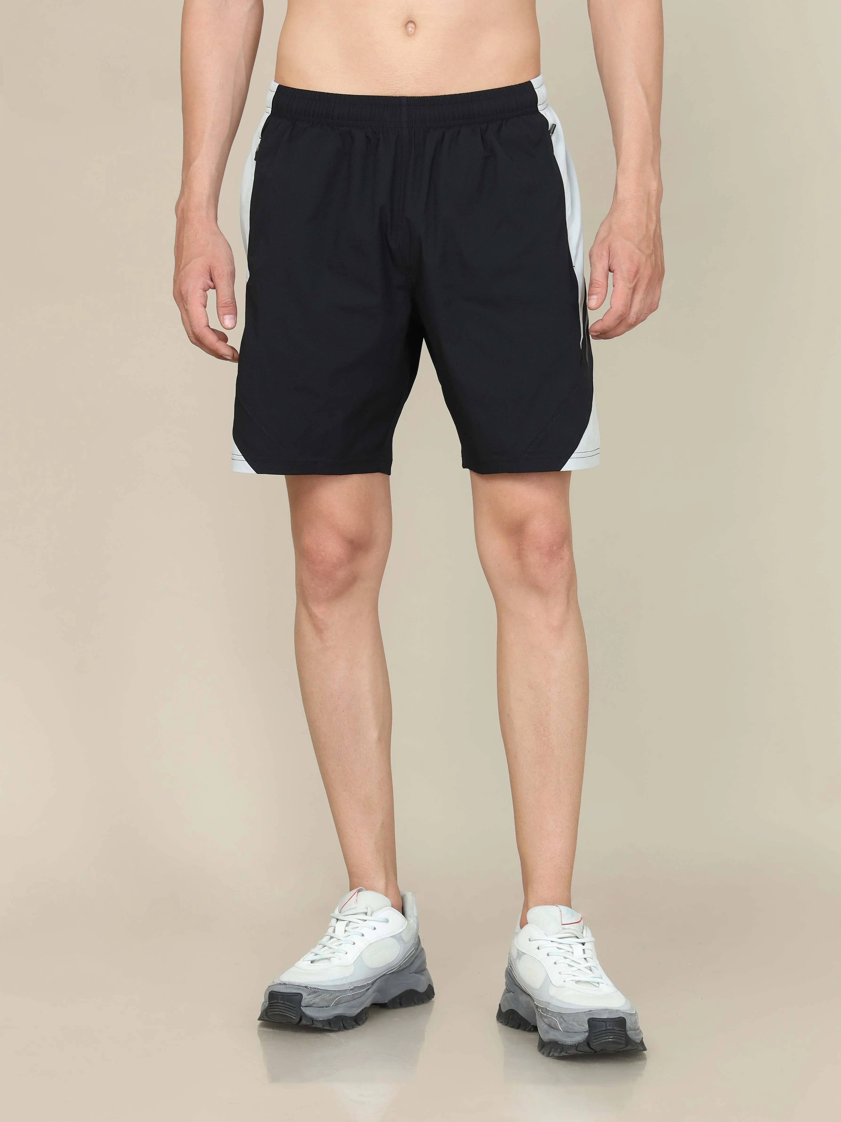 Men Colorblock Slim Fit Shorts with Lytra