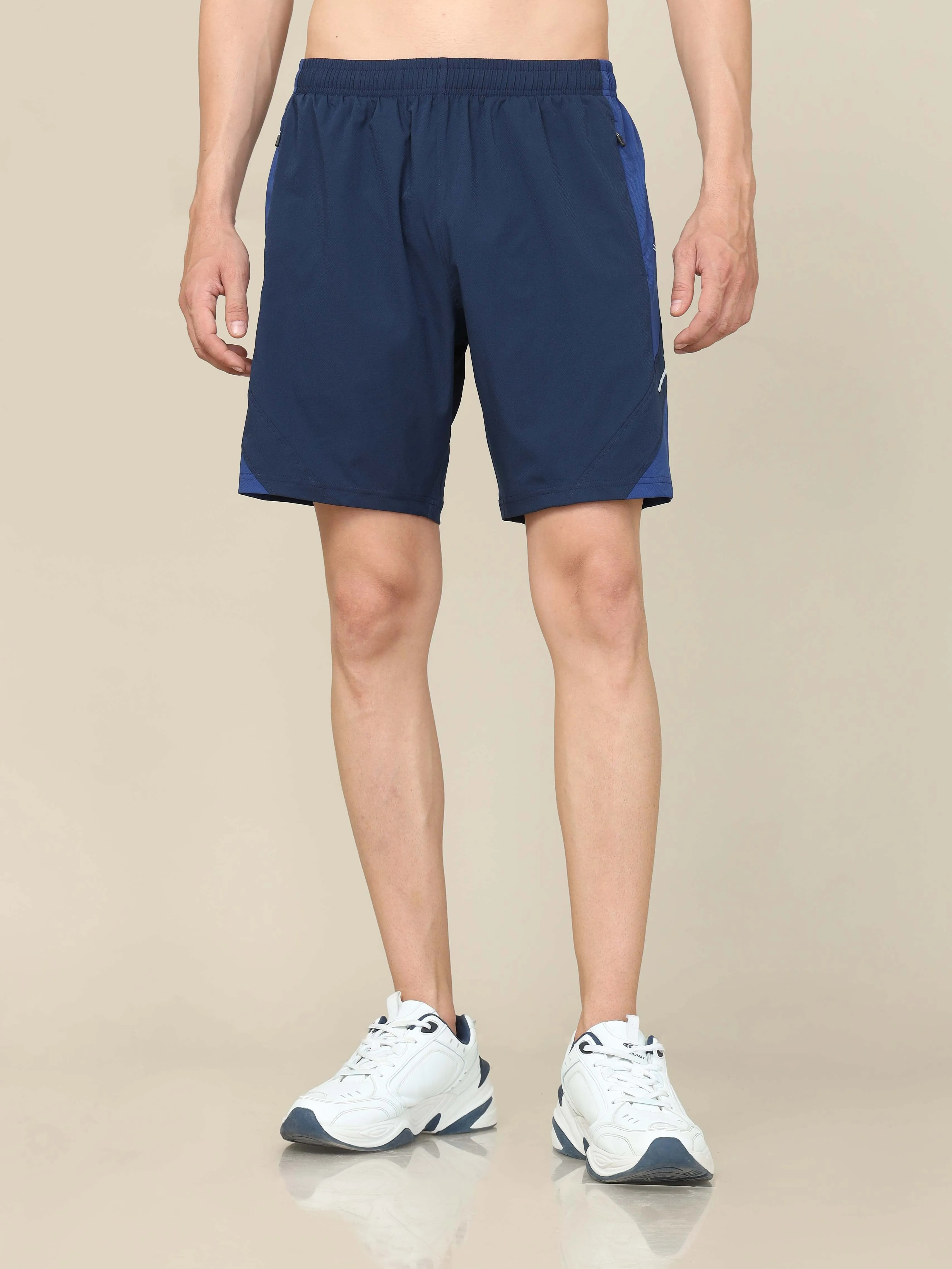 Men Colorblock Slim Fit Shorts with Lytra