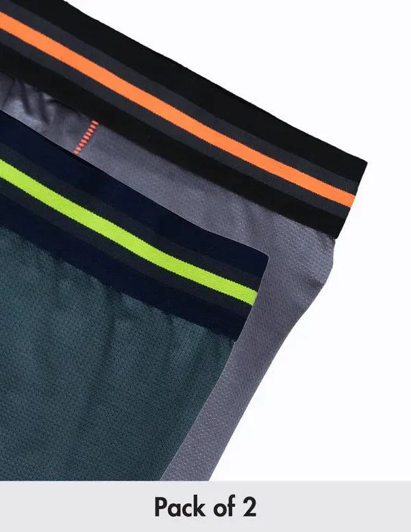 Men Colorblock Trunks with ELASTO LITE