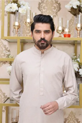 Men Textured Kameez Shalwar Skin