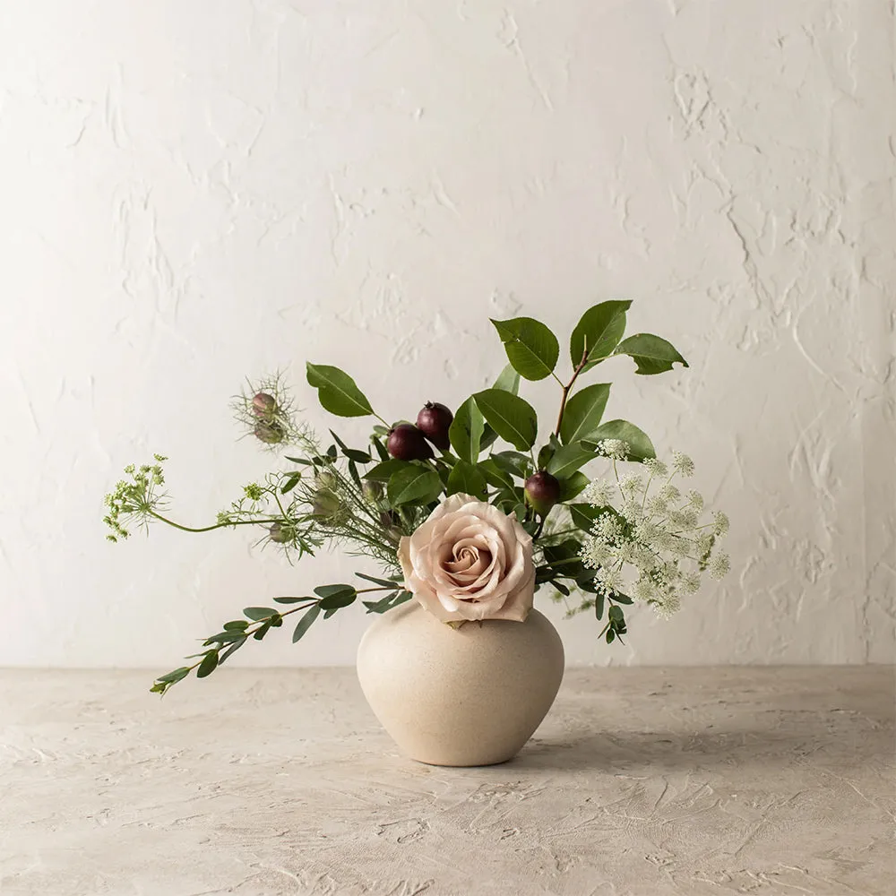 Minimal Classic Stoneware Vase