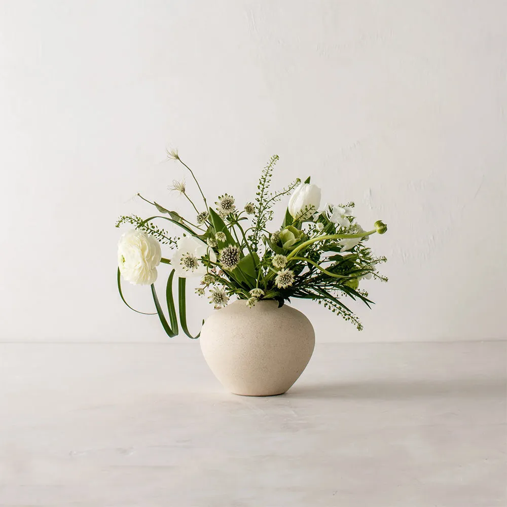 Minimal Classic Stoneware Vase