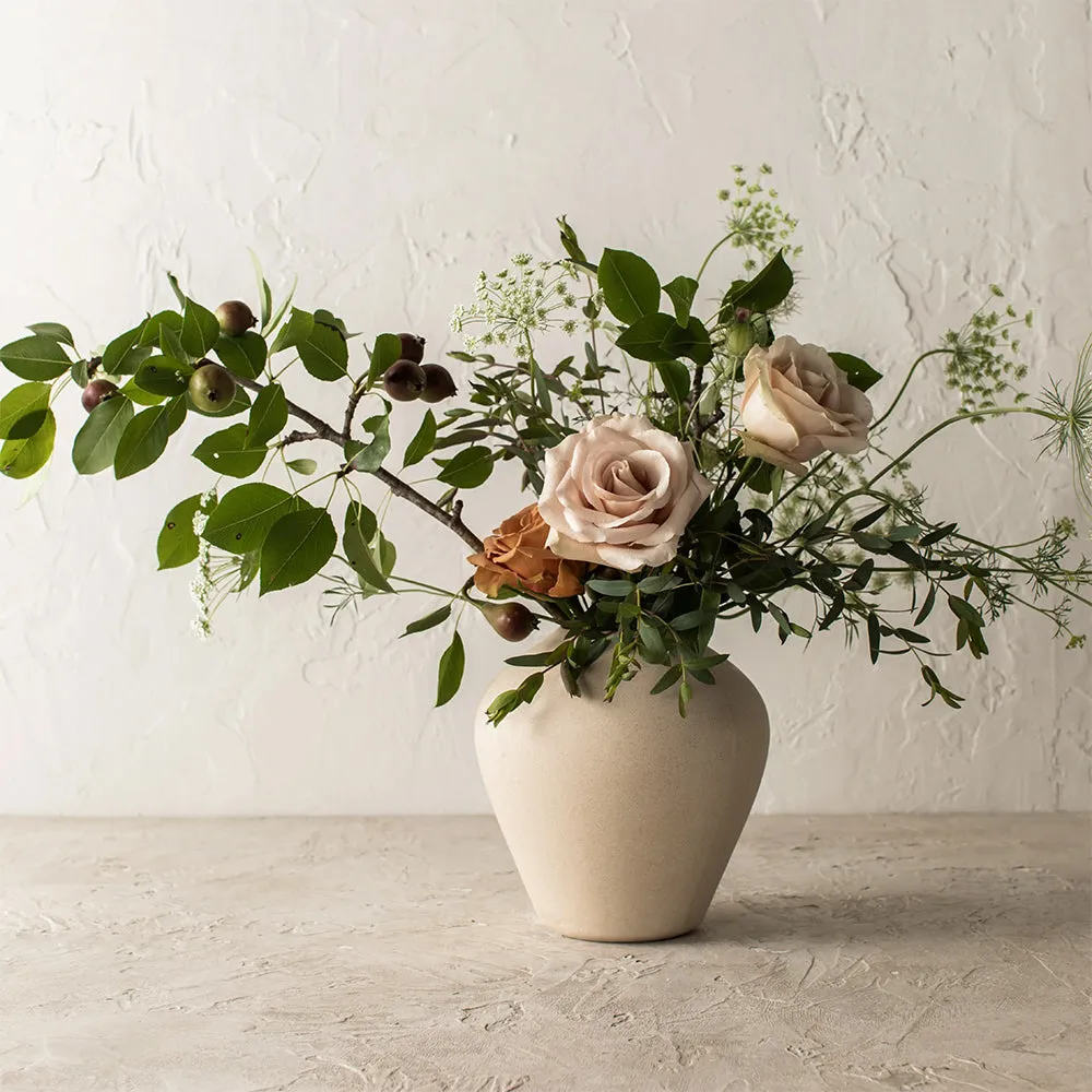 Minimal Classic Stoneware Vase