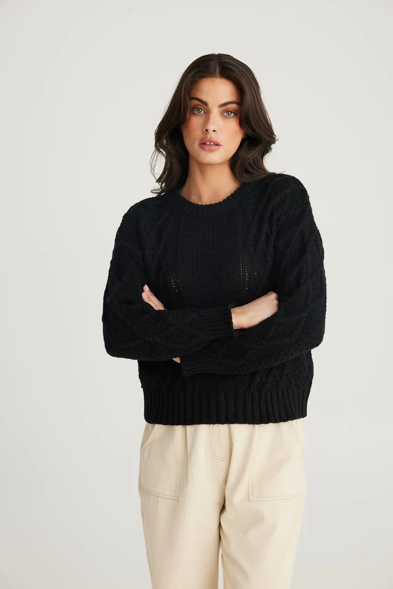 Odessa Knit, Black