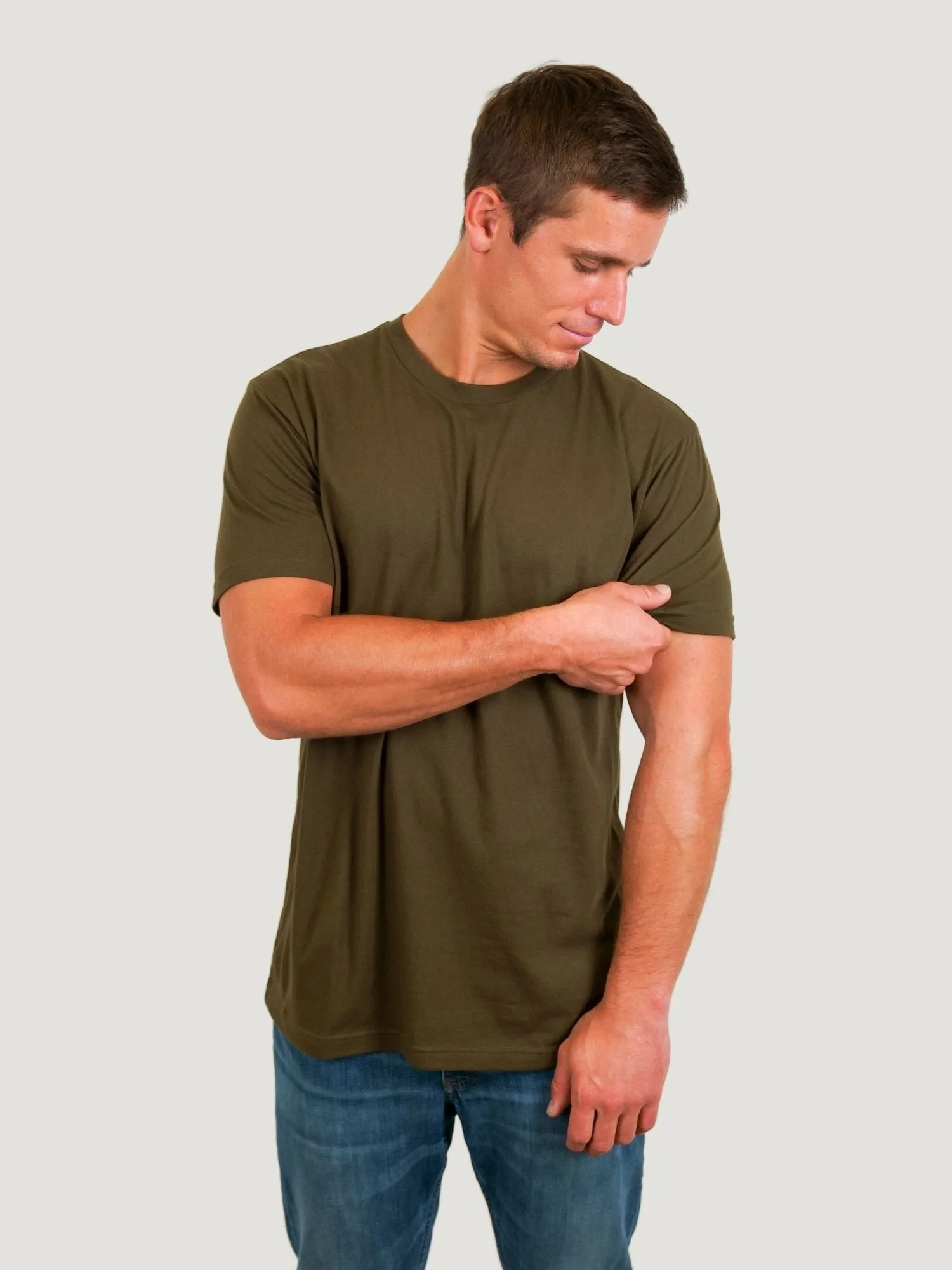 Olive Crew Neck