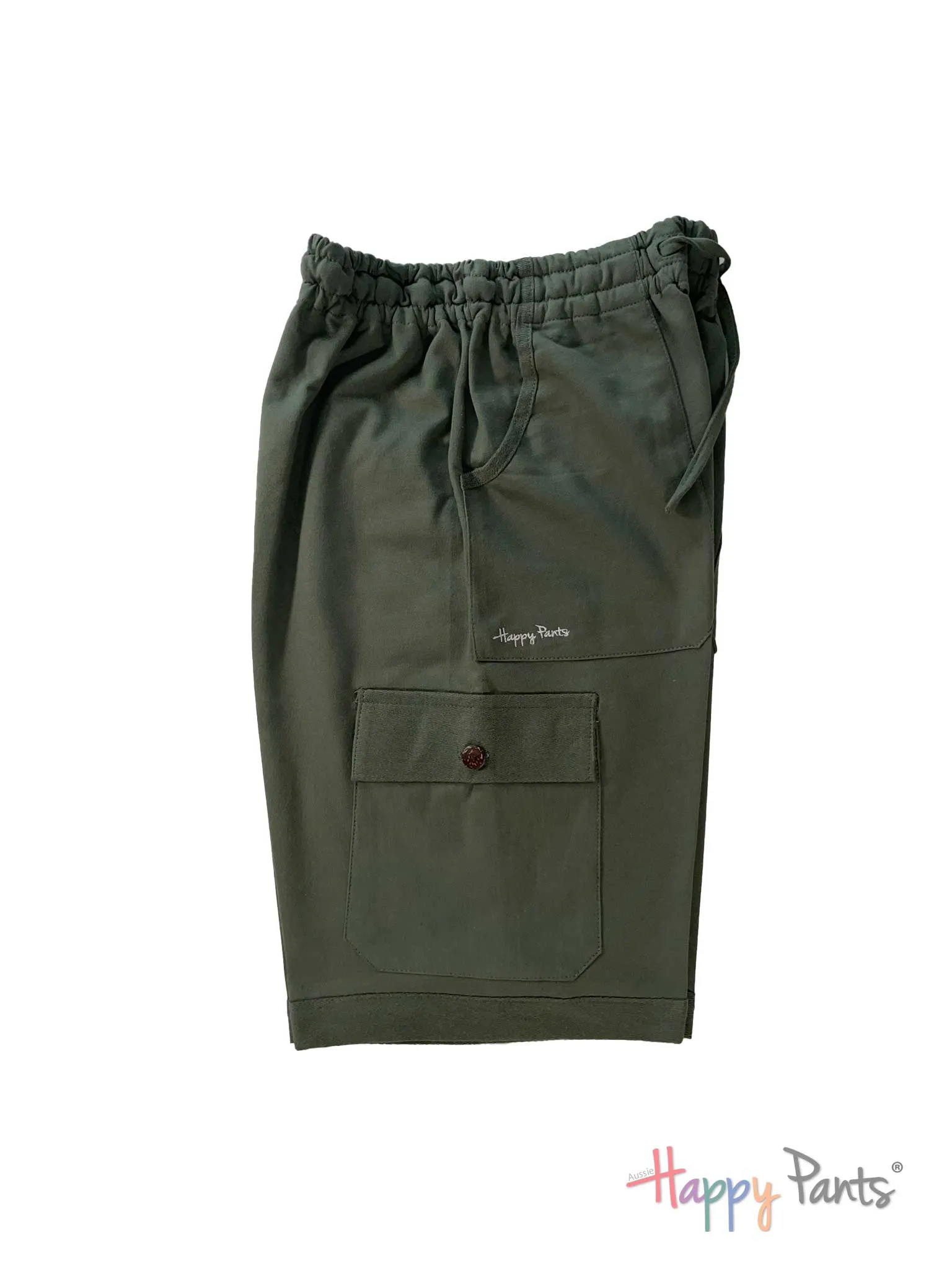 Olive Long Shorts