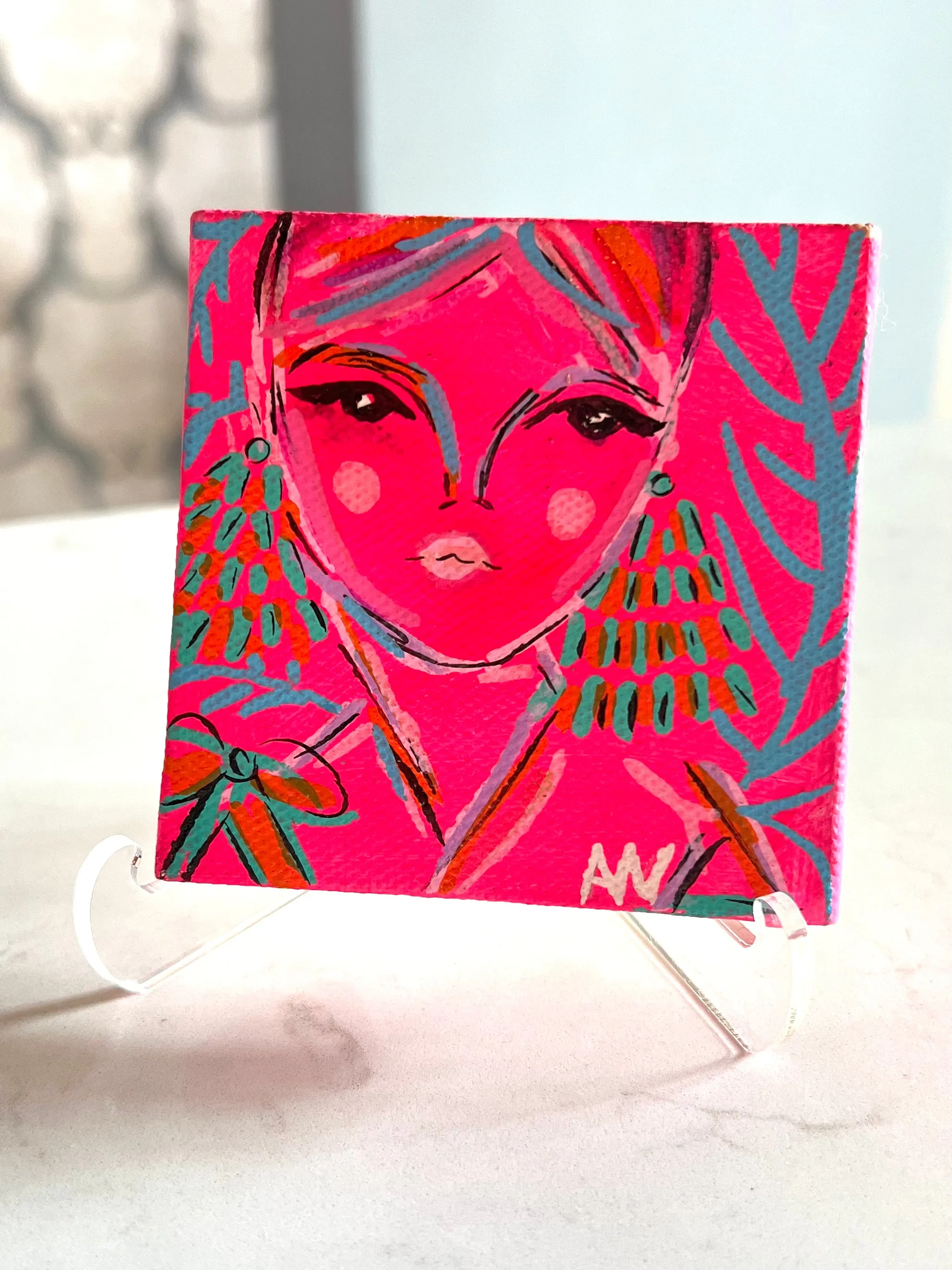 "Sandi" Lady Mini Canvas