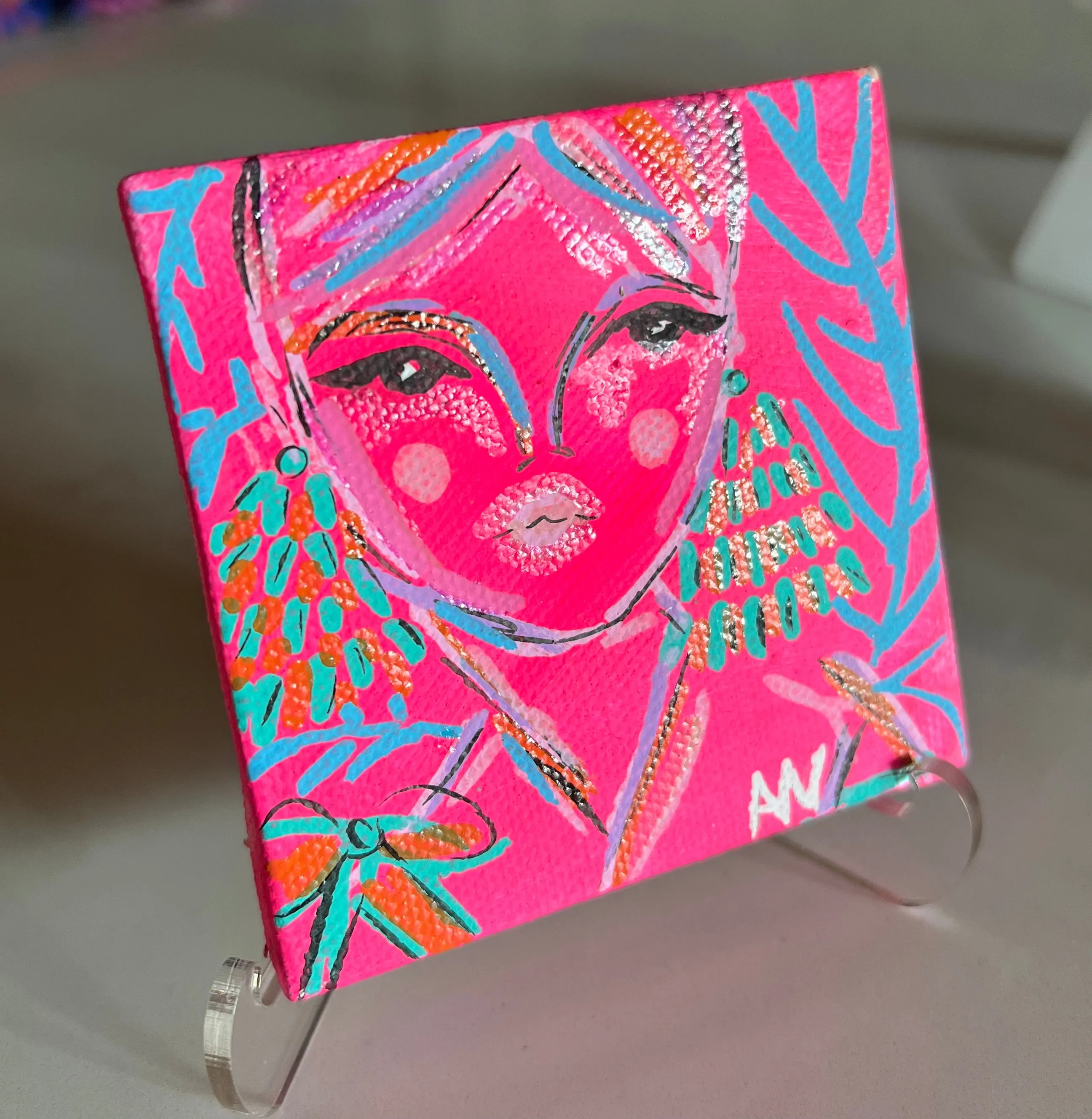 "Sandi" Lady Mini Canvas