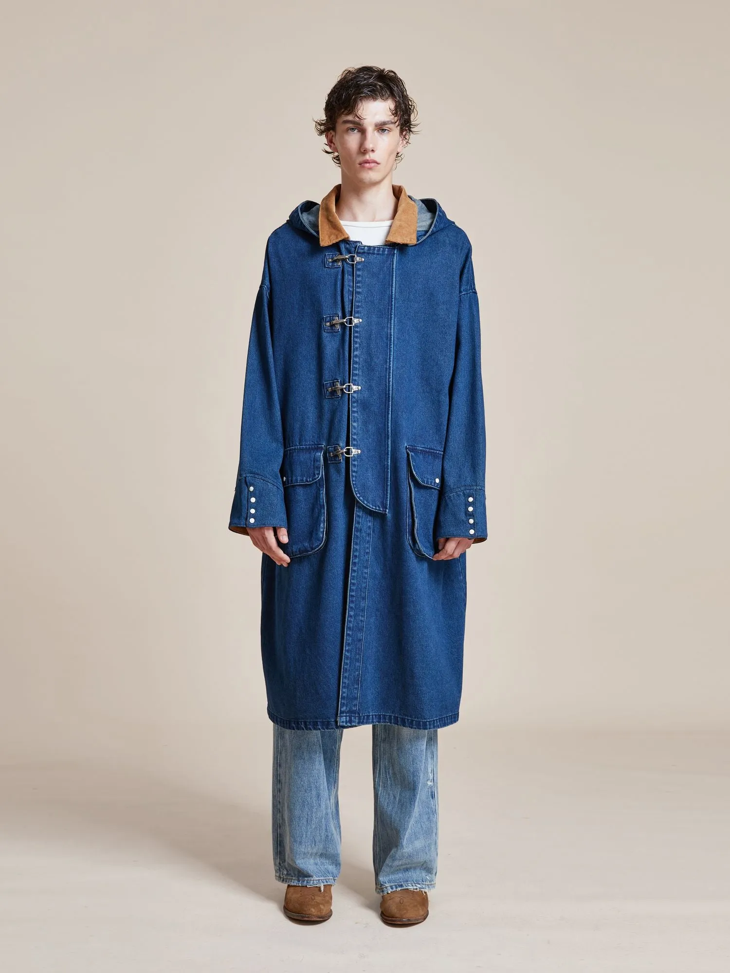 Sargasso Denim Buckle Coat