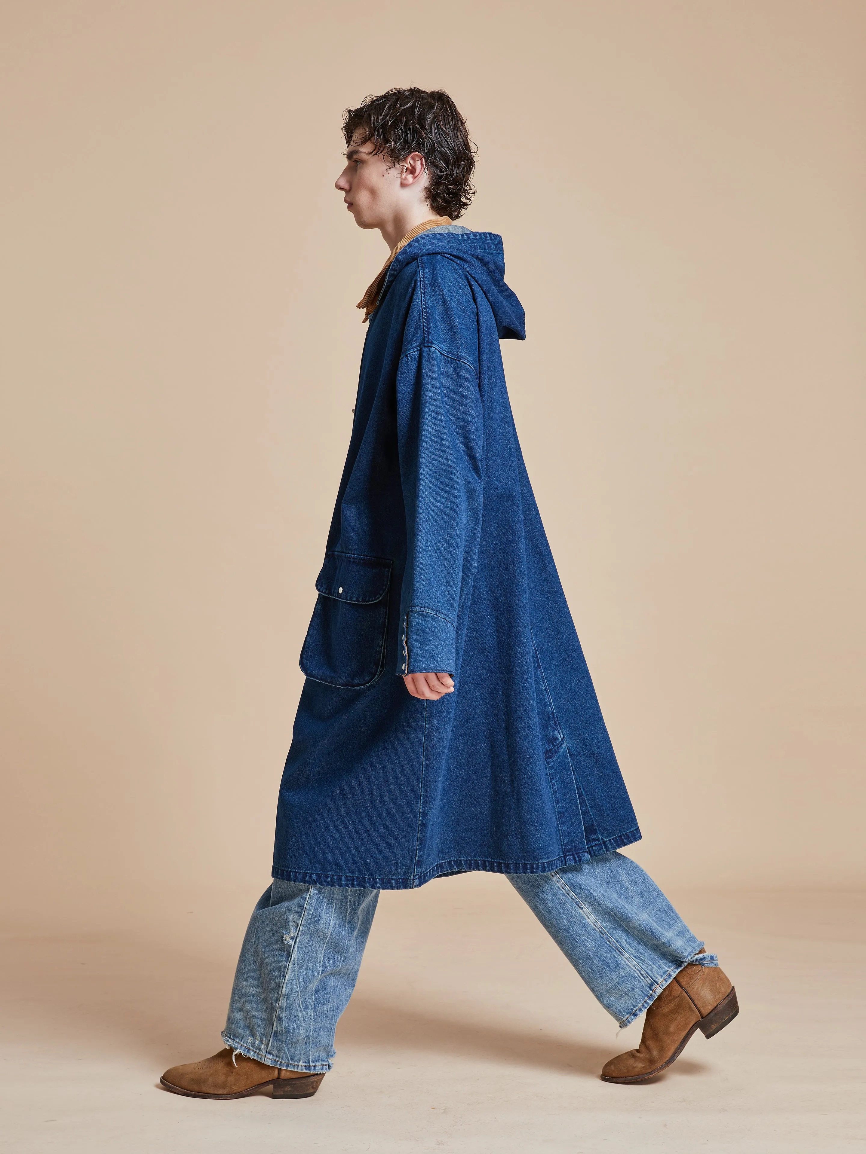 Sargasso Denim Buckle Coat