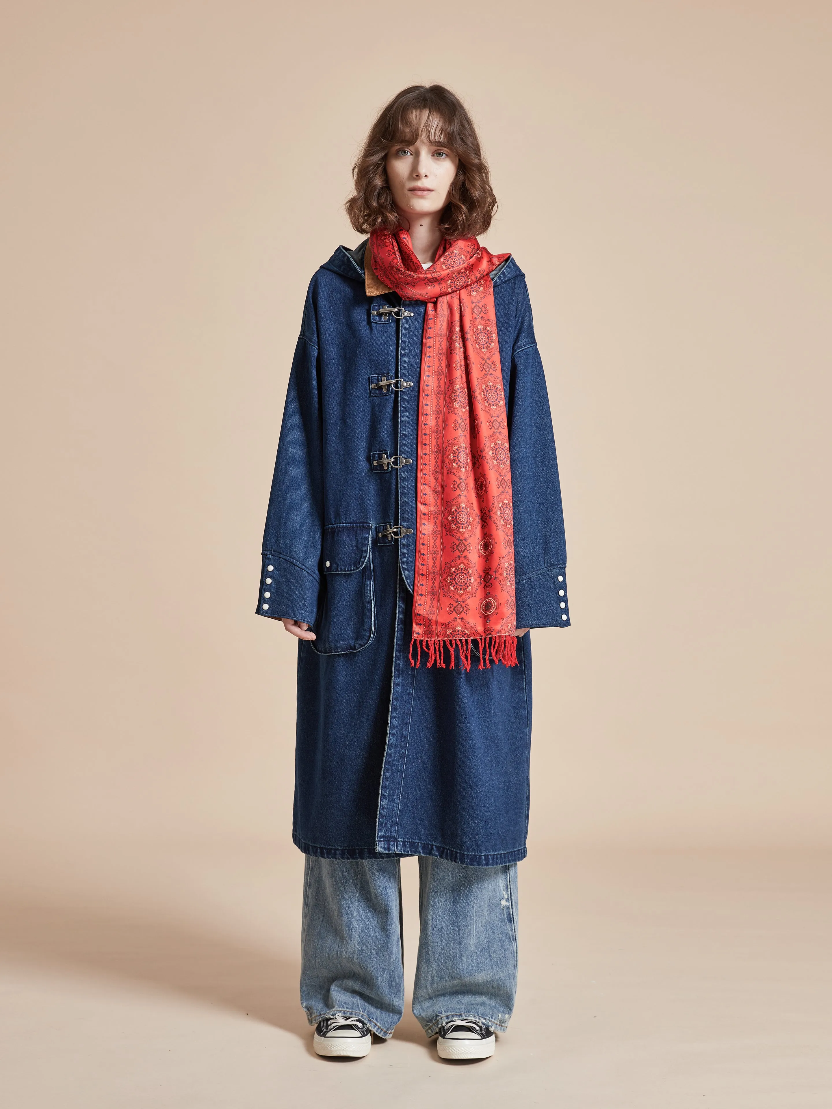 Sargasso Denim Buckle Coat