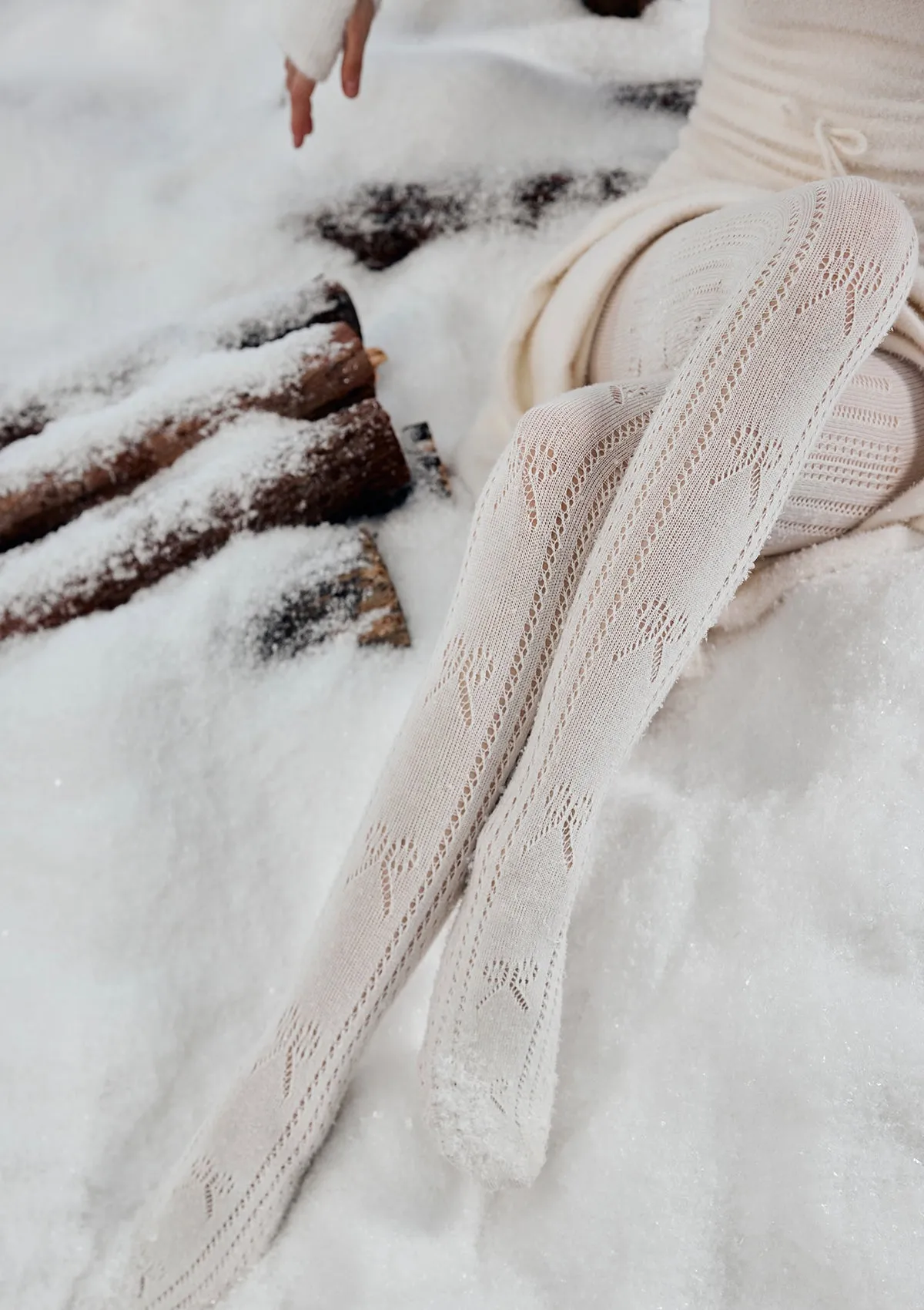 Snowflake Kintted Stockings