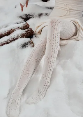 Snowflake Kintted Stockings