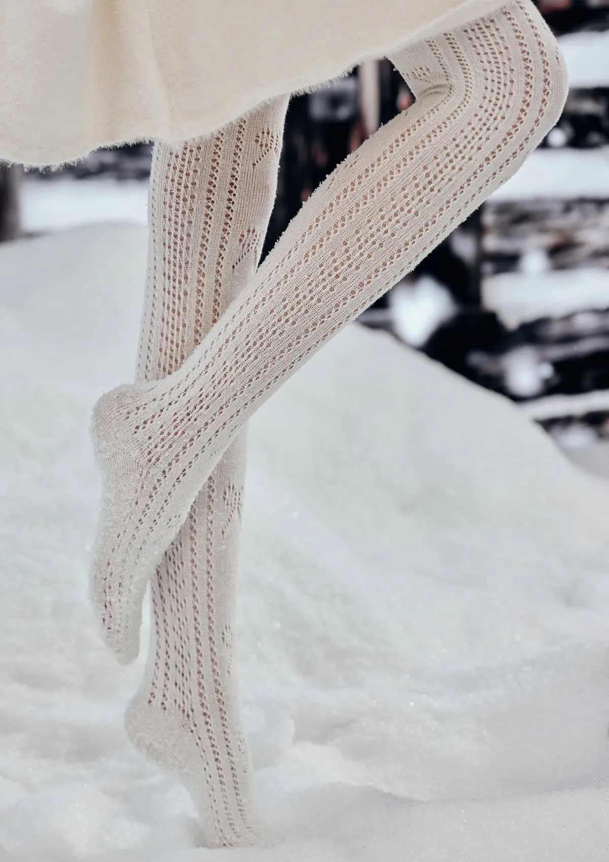 Snowflake Kintted Stockings