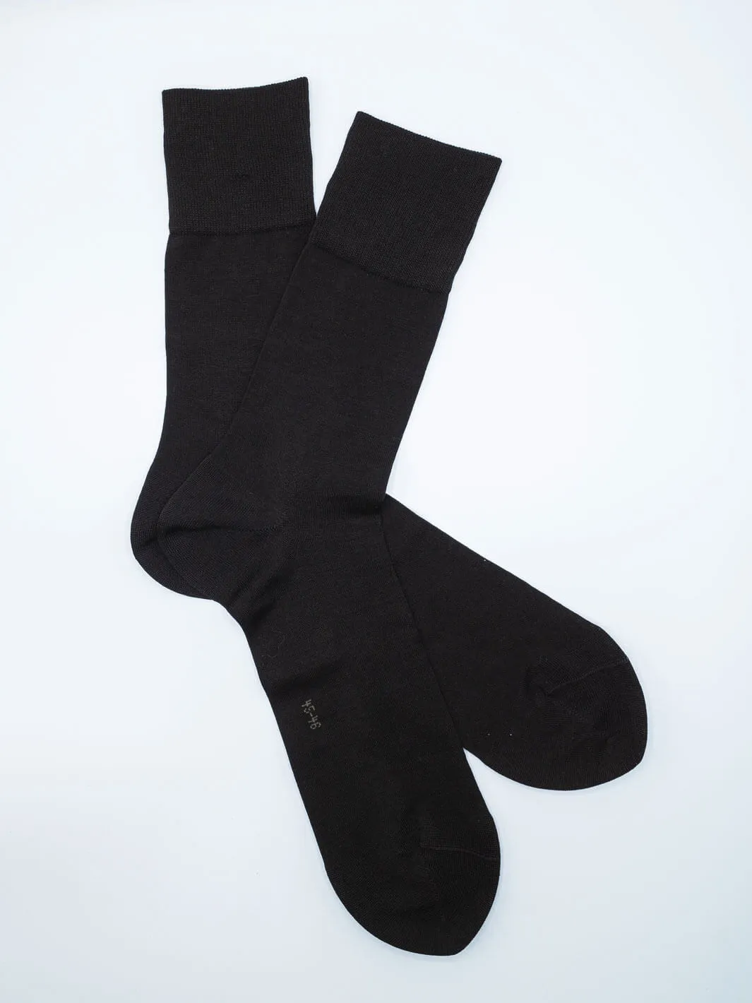 Solid Wool-Cotton Socks