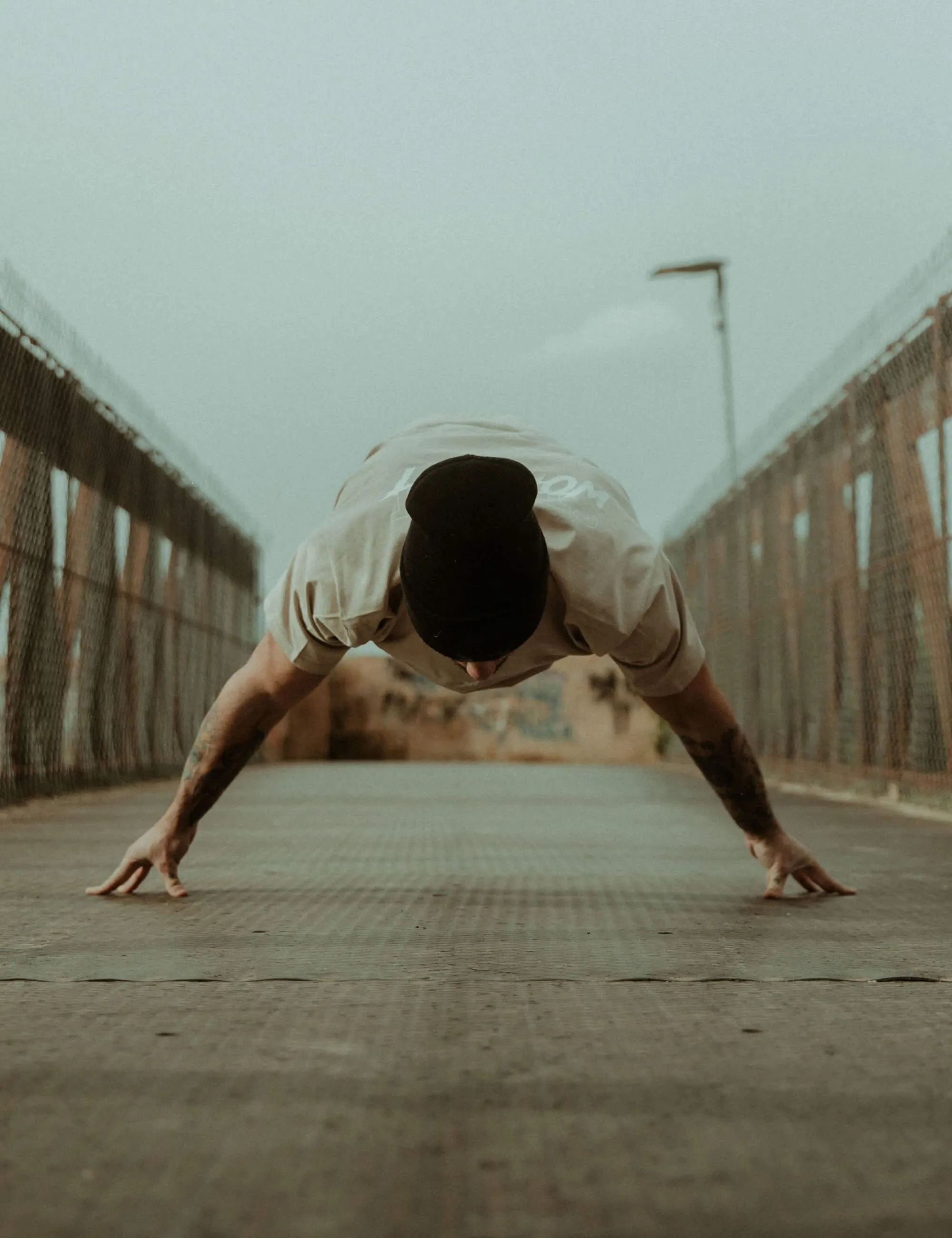 Street Workout Oversized Shirt Men