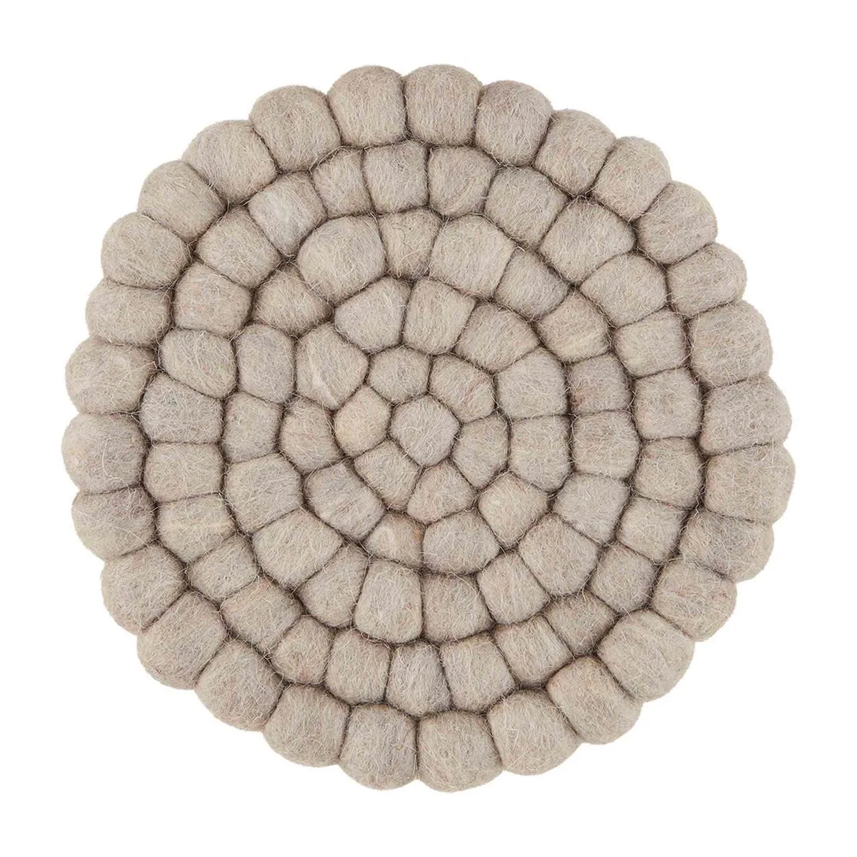 Taupe Felted Wool Trivet