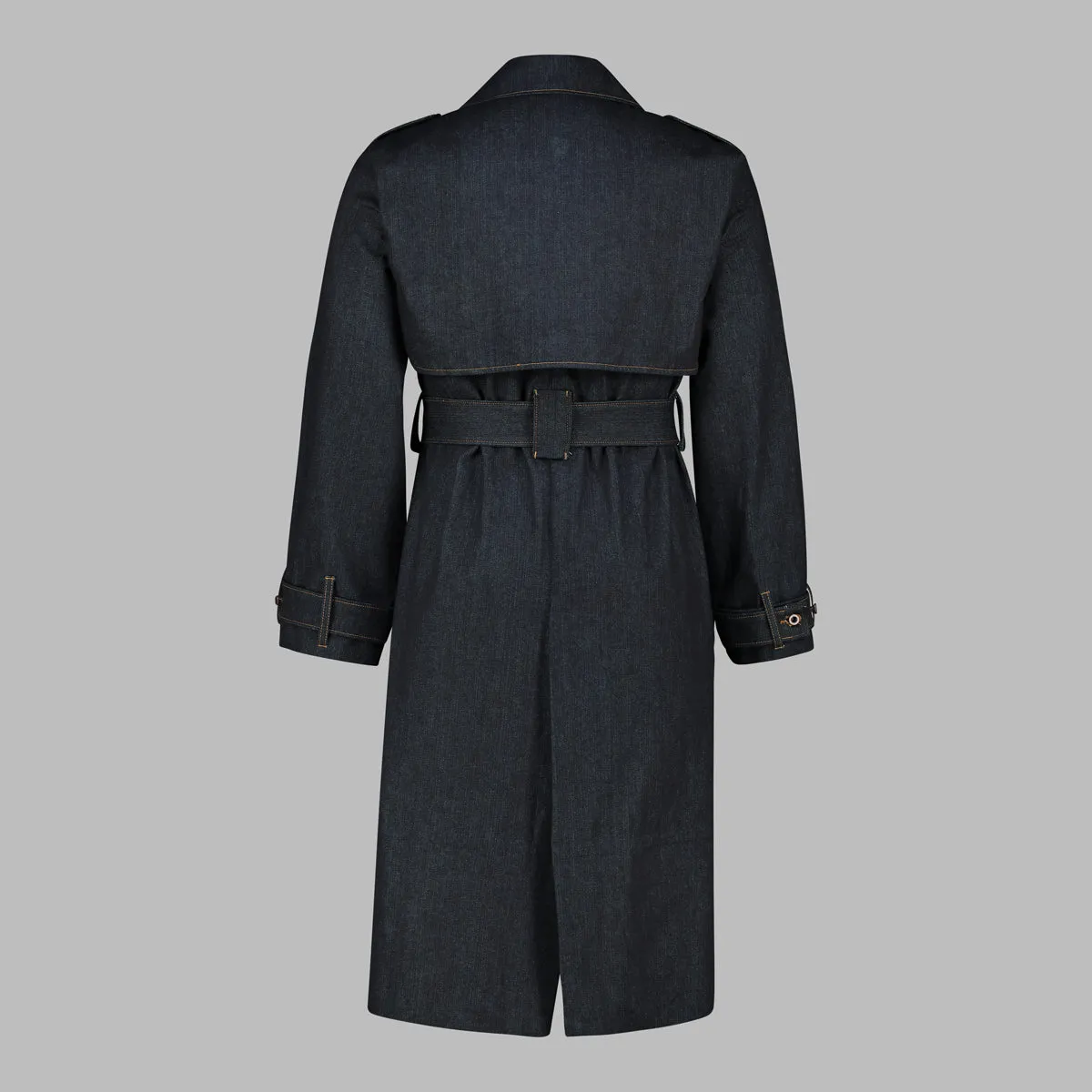 TSHEPO DENIM COAT, INDIGO