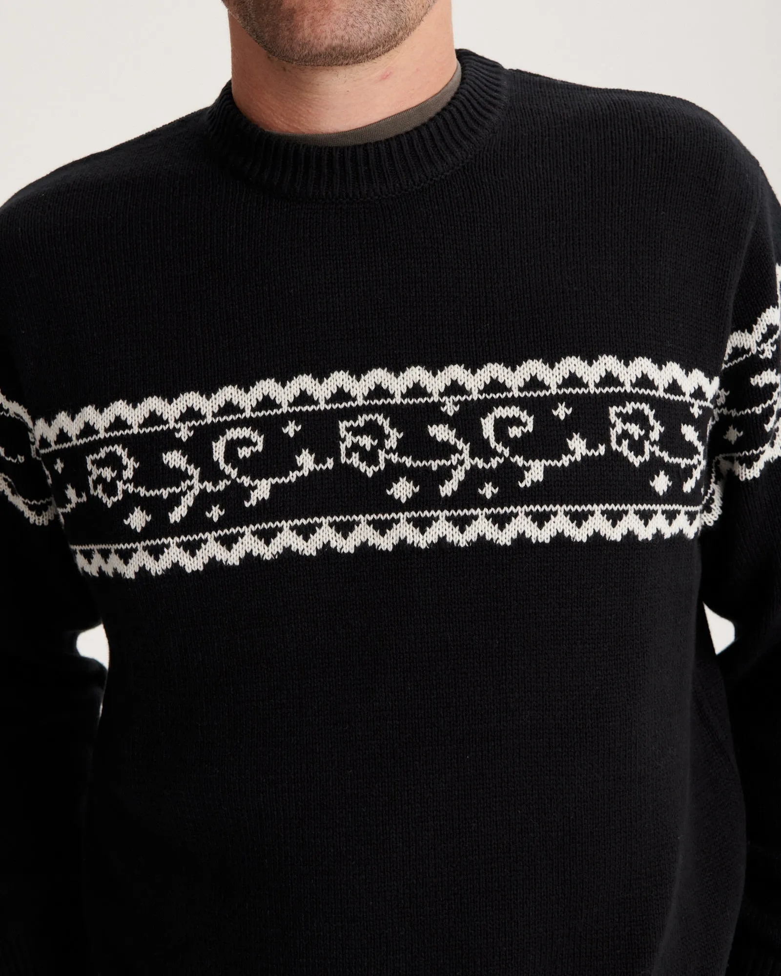 Walker Crew Knit - Black