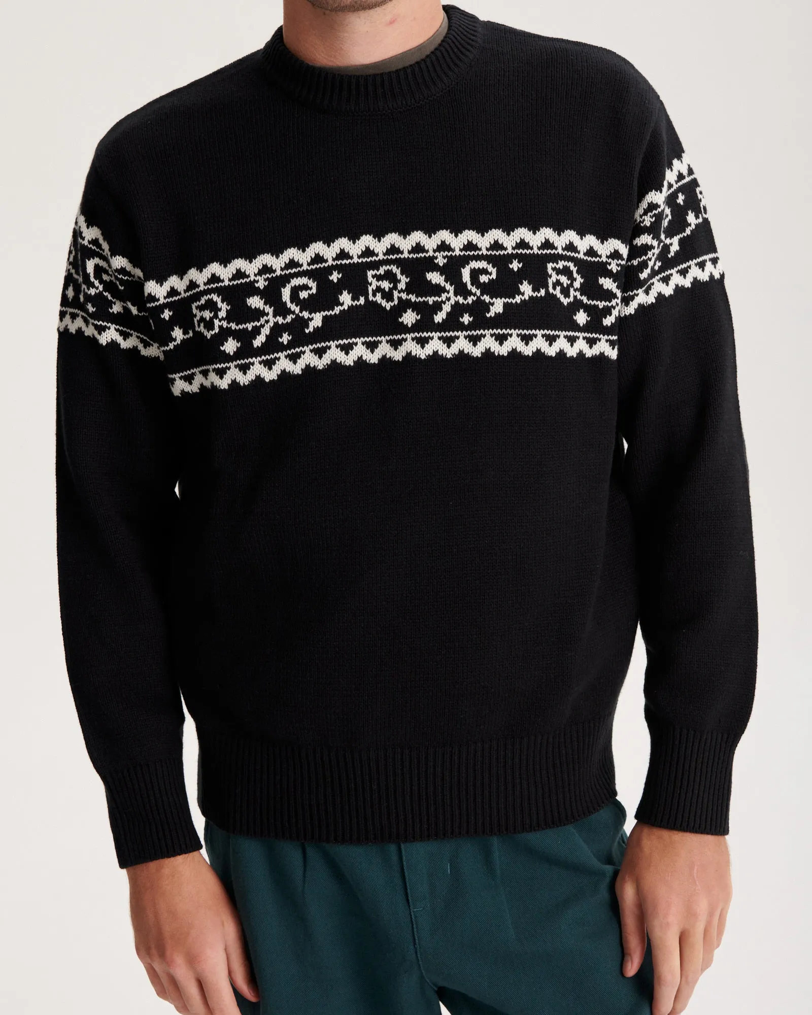 Walker Crew Knit - Black