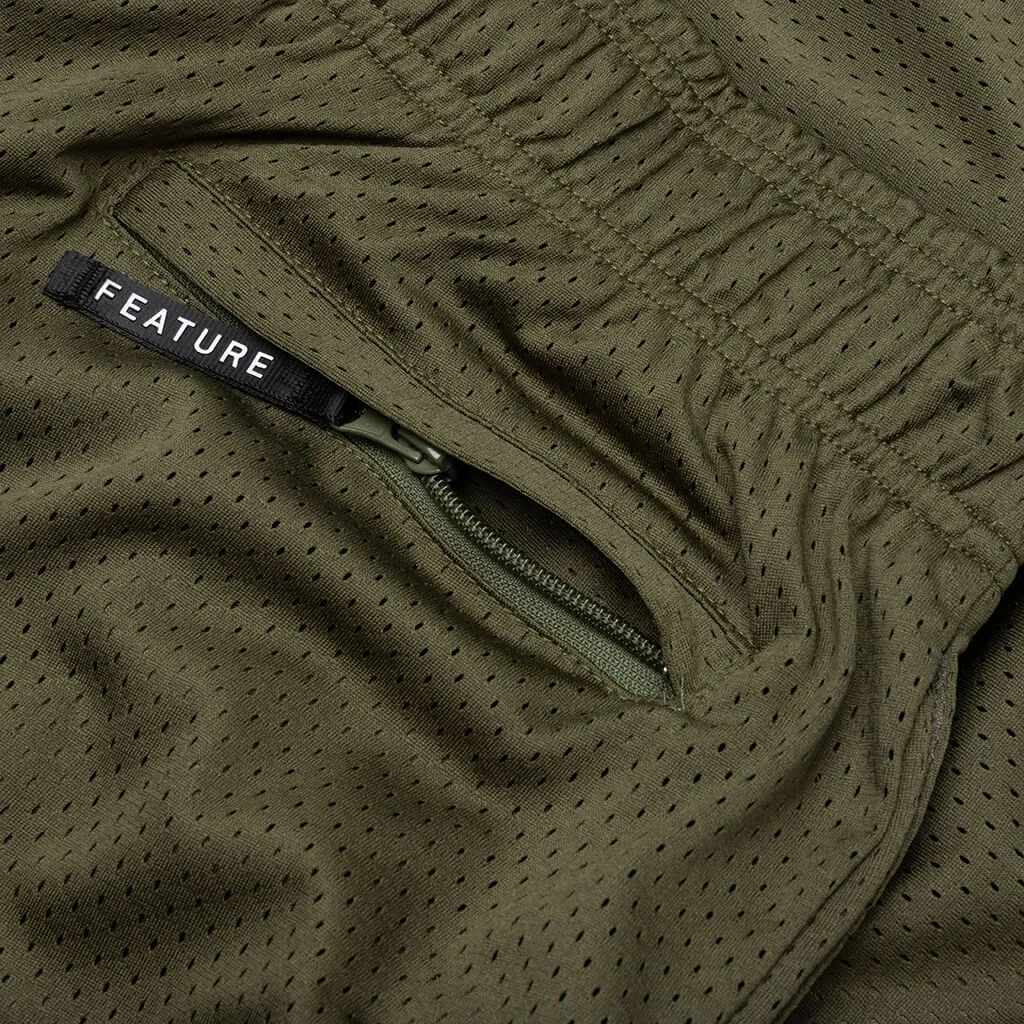 West Mesh Shorts - Olive