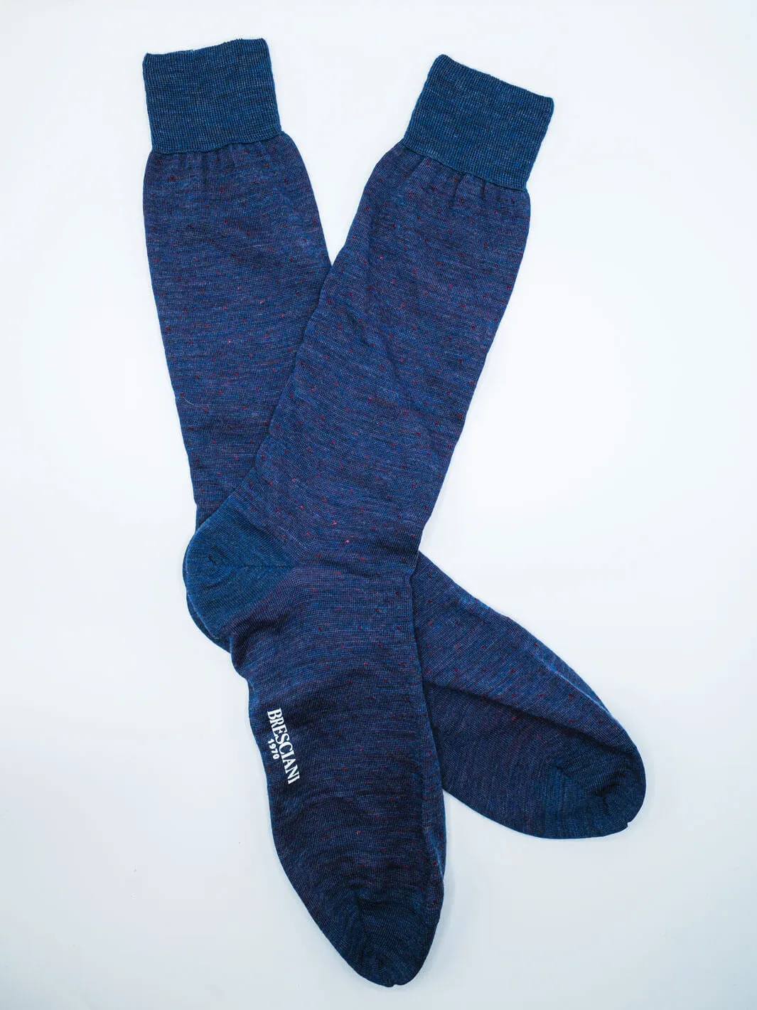 Wool-Nylon Pindot Socks