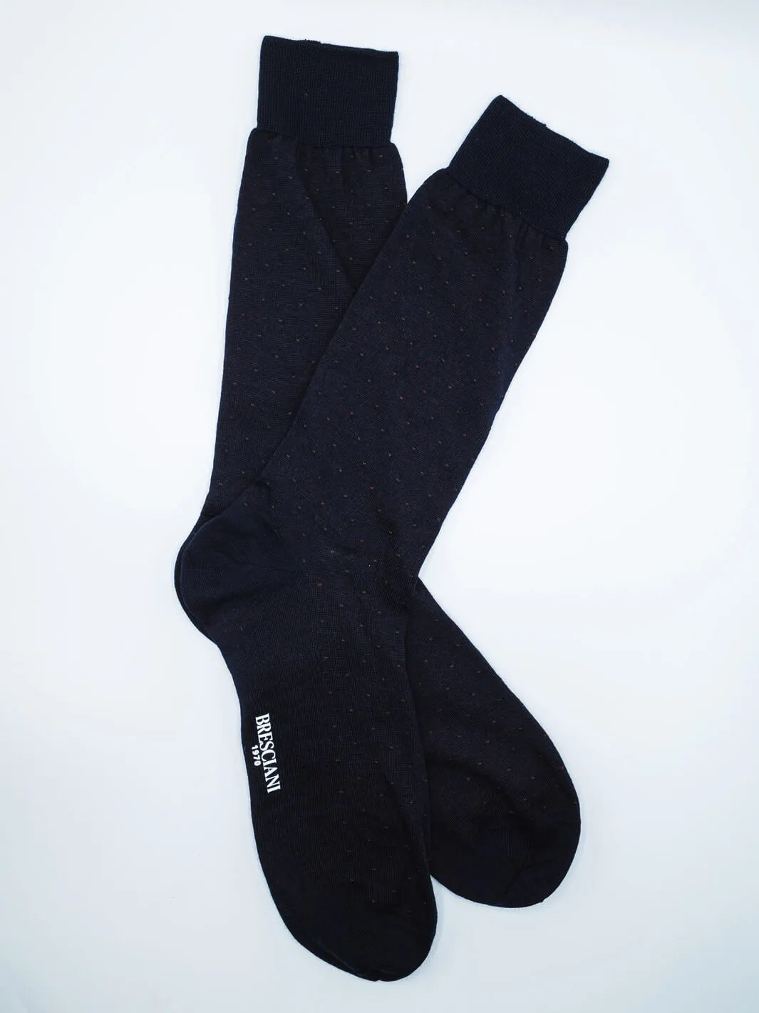 Wool-Nylon Pindot Socks