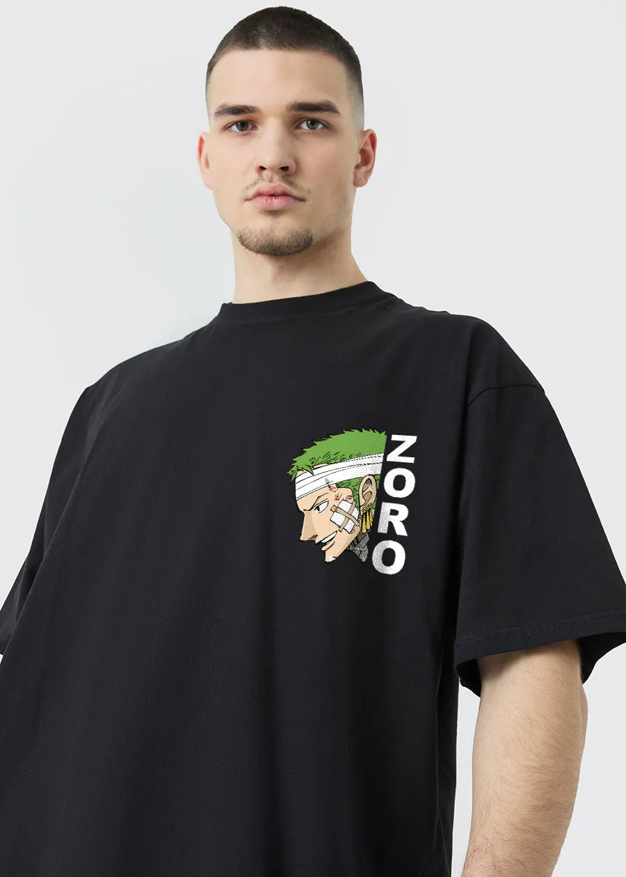 Zoro Men Oversized Printed T-Shirt