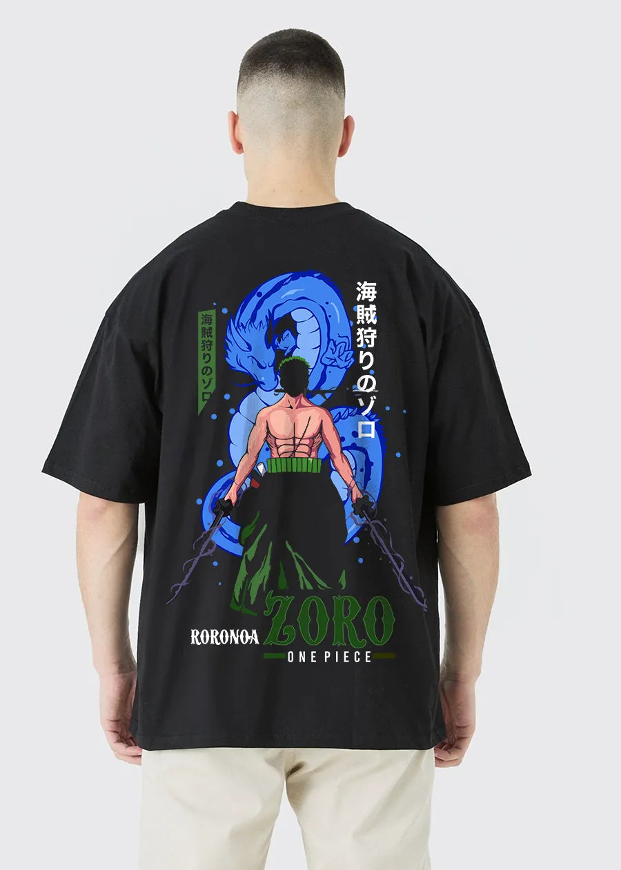 Zoro Men Oversized Printed T-Shirt